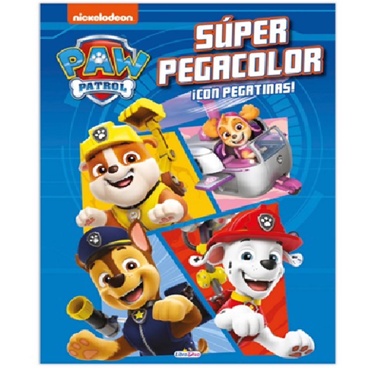 PANINI - cuento SUPER PEGACOLOR PATRULLA CANINA NIÑOS