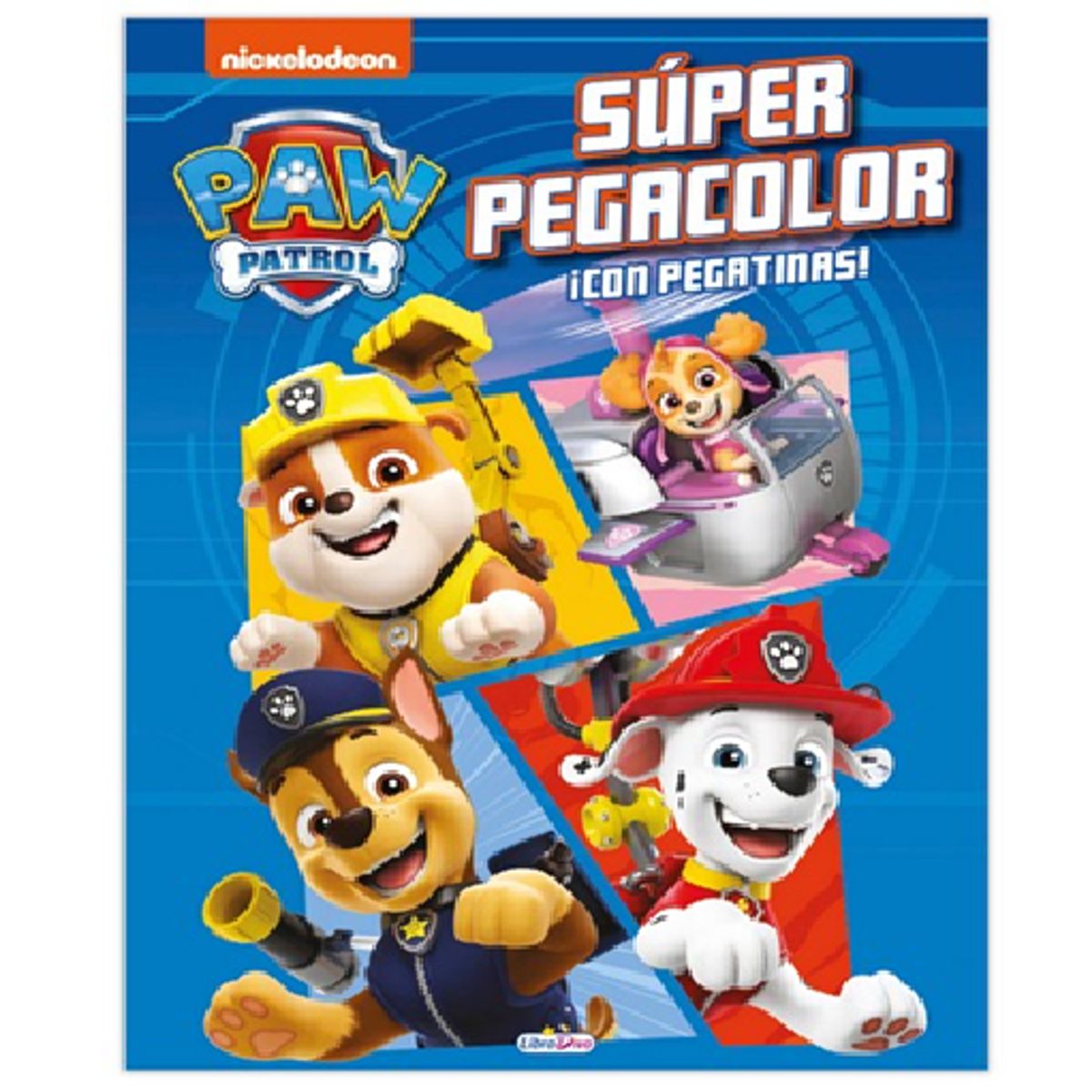 PANINI - cuento SUPER PEGACOLOR PATRULLA CANINA NIÑOS