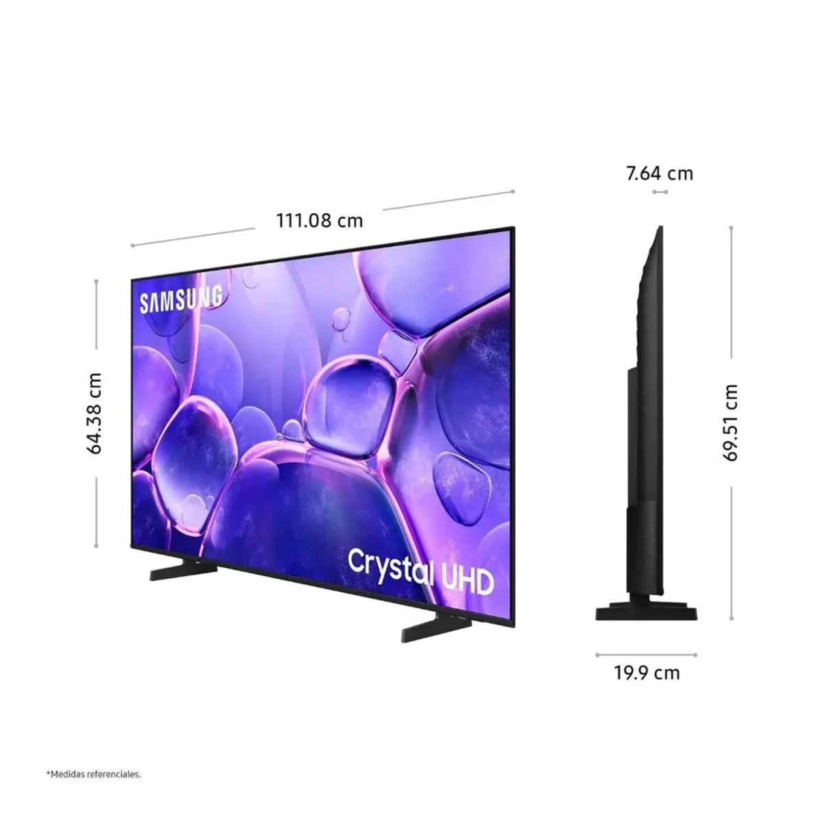 SAMSUNG - Televisor Samsung 50 Crystal Uhd UN50U8000FGXPE Smart Tv 2025