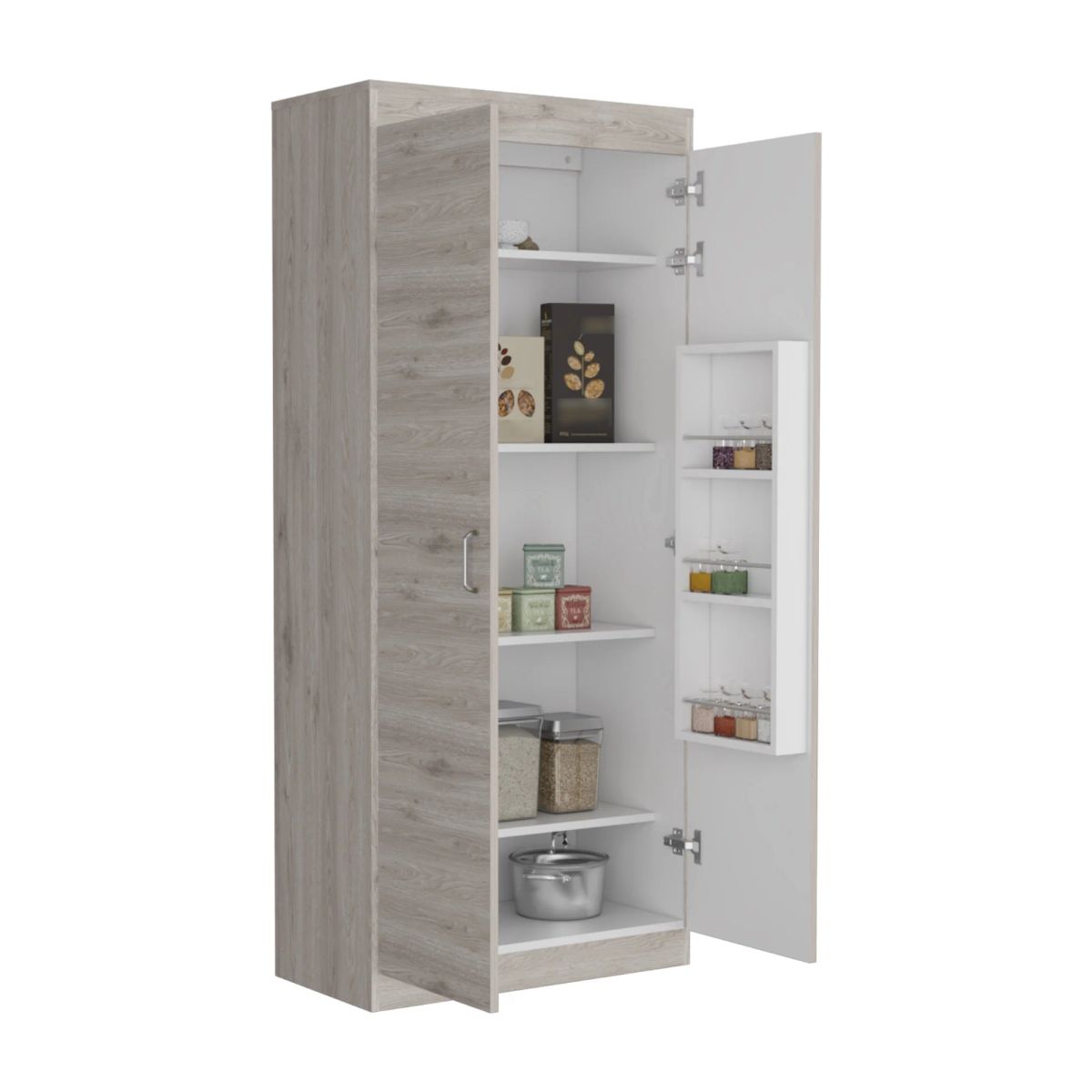 Mueble Alacena 2 Puertas Fm-012C Café Claro, marca FMFURNITURE - Foto Principal