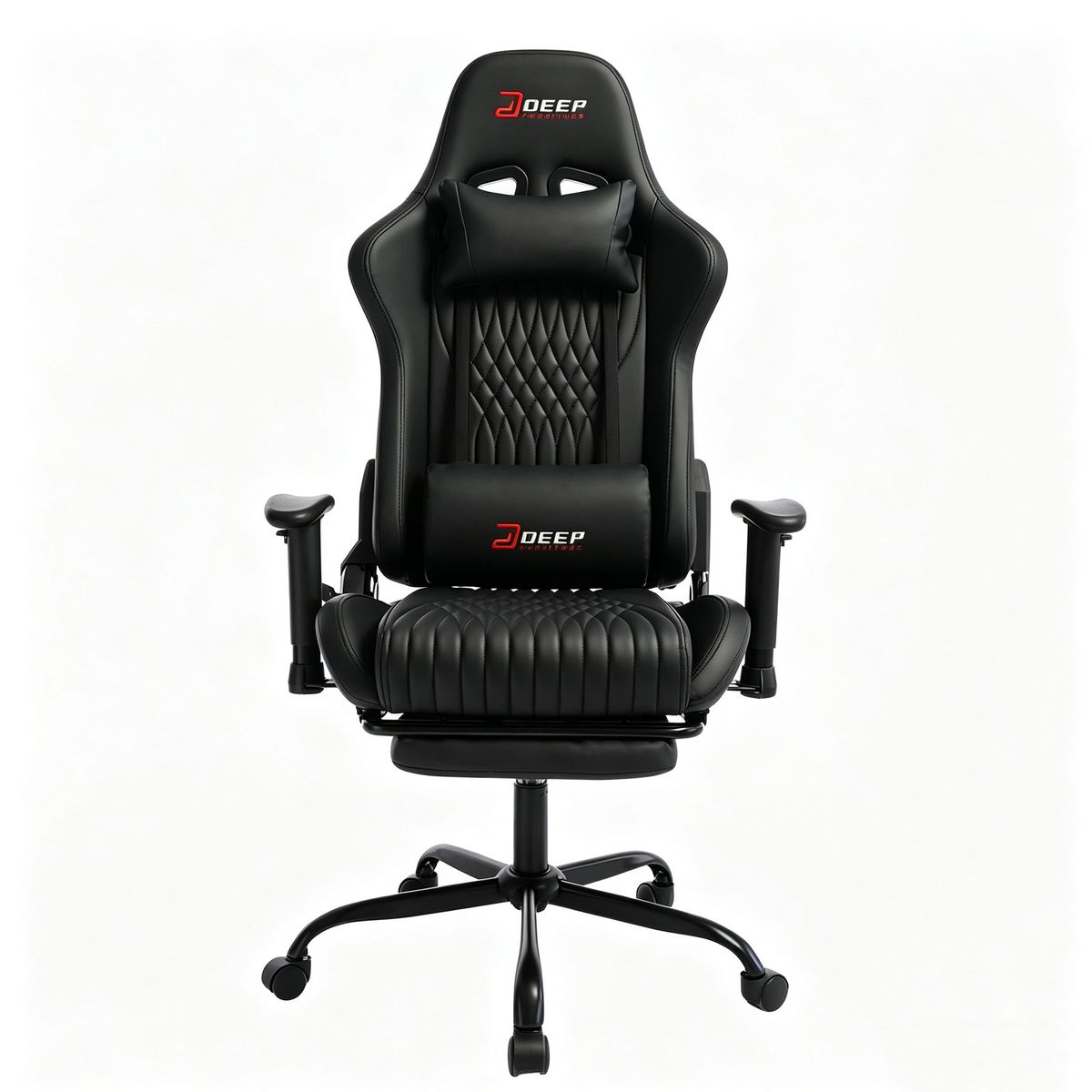 UNLIMITED - Silla Gamer Ergonómica Deep Negro Posapies 170° Base Metalica