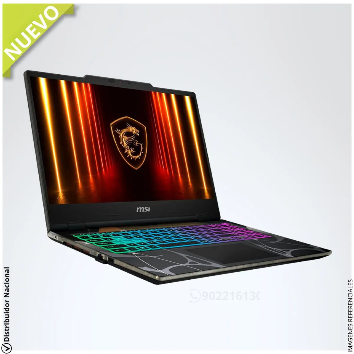 Msi - Laptop Gamer MSI Cyborg 15 B2RWFKG-071US Intel Core 7-240H 16GB RAM 512GB SSD RTX5060- 8GB 15.6" FHD WIN11