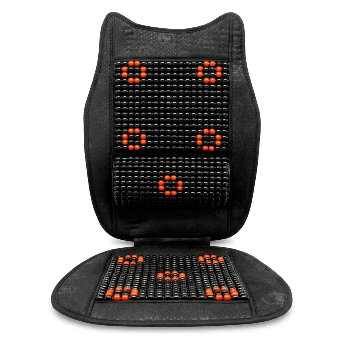 SKY - Respaldar Asiento De Auto Bolitas Con Riñonera Rojo