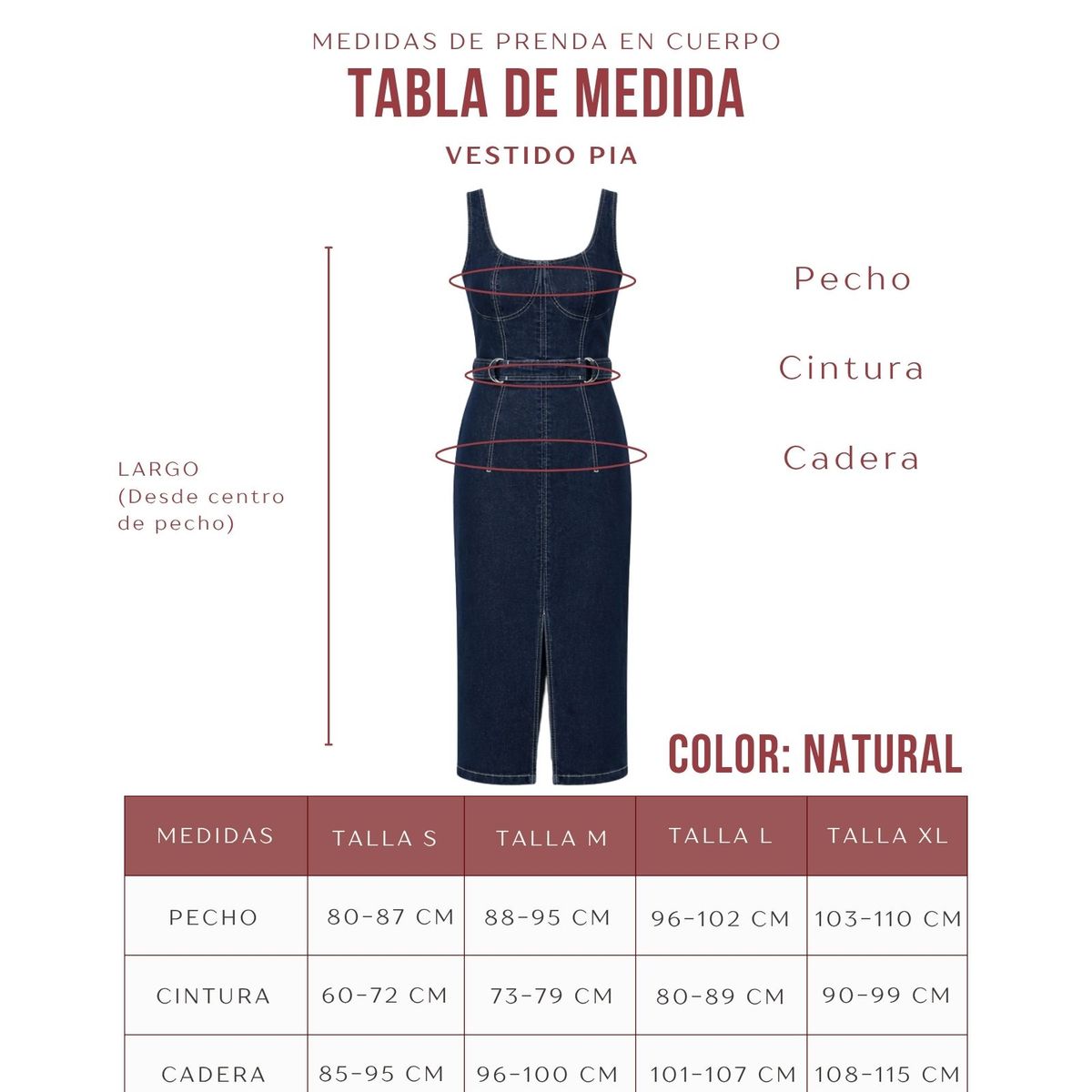 JHAN HIDS - VESTIDO MIDI DENIM PIA