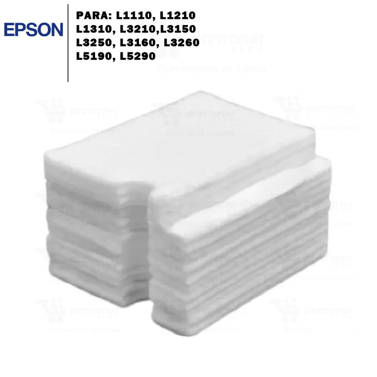 Almohadilla tanque mant Compatible epson l1110 l1210 l3110 l3210 l3250, marca GENERICO - Foto 2