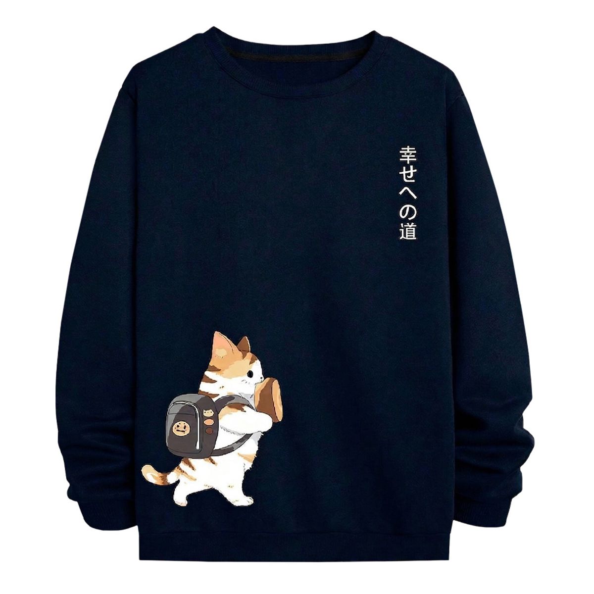 YANSUS - Polera Hombre Yansus Gatito Negro