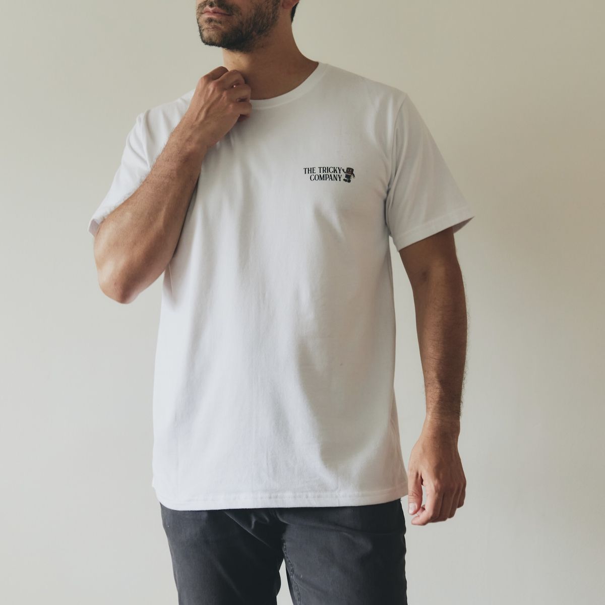 THE TRICKY COMPANY - Polo blanco ChocoTricky