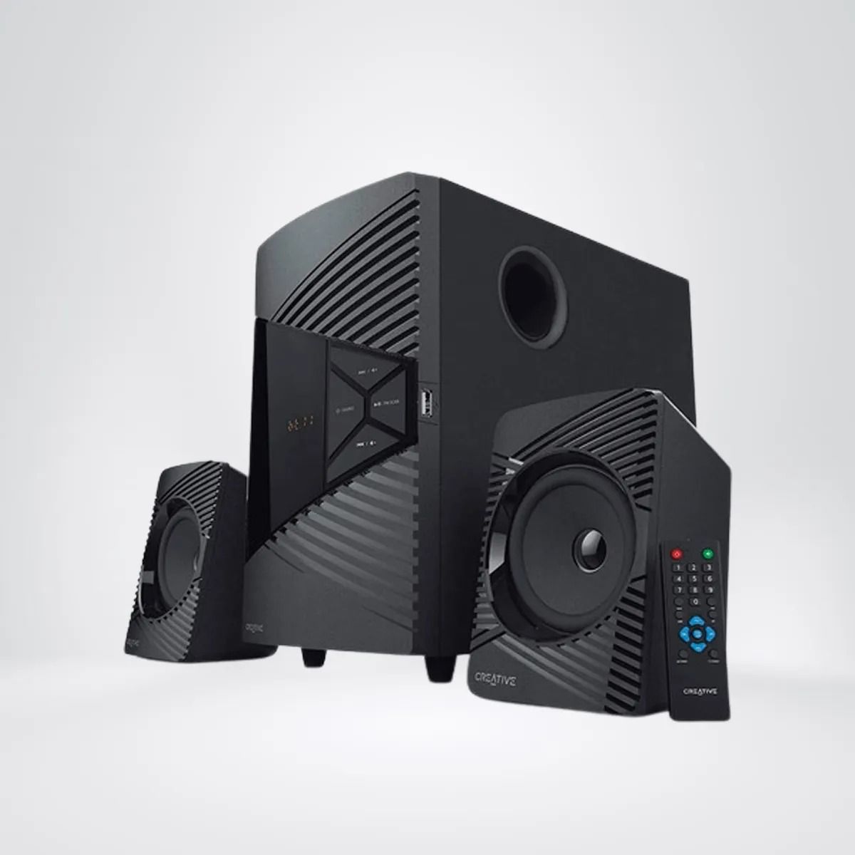 Parlante Creative SBS E2500 2.1 60W USB, 3.5 mm Black, marca CREATIVE - Foto Principal
