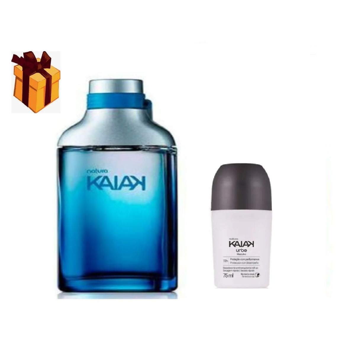 Natura - kaiak clasico 100ml masculino + desodorante roll y regalito