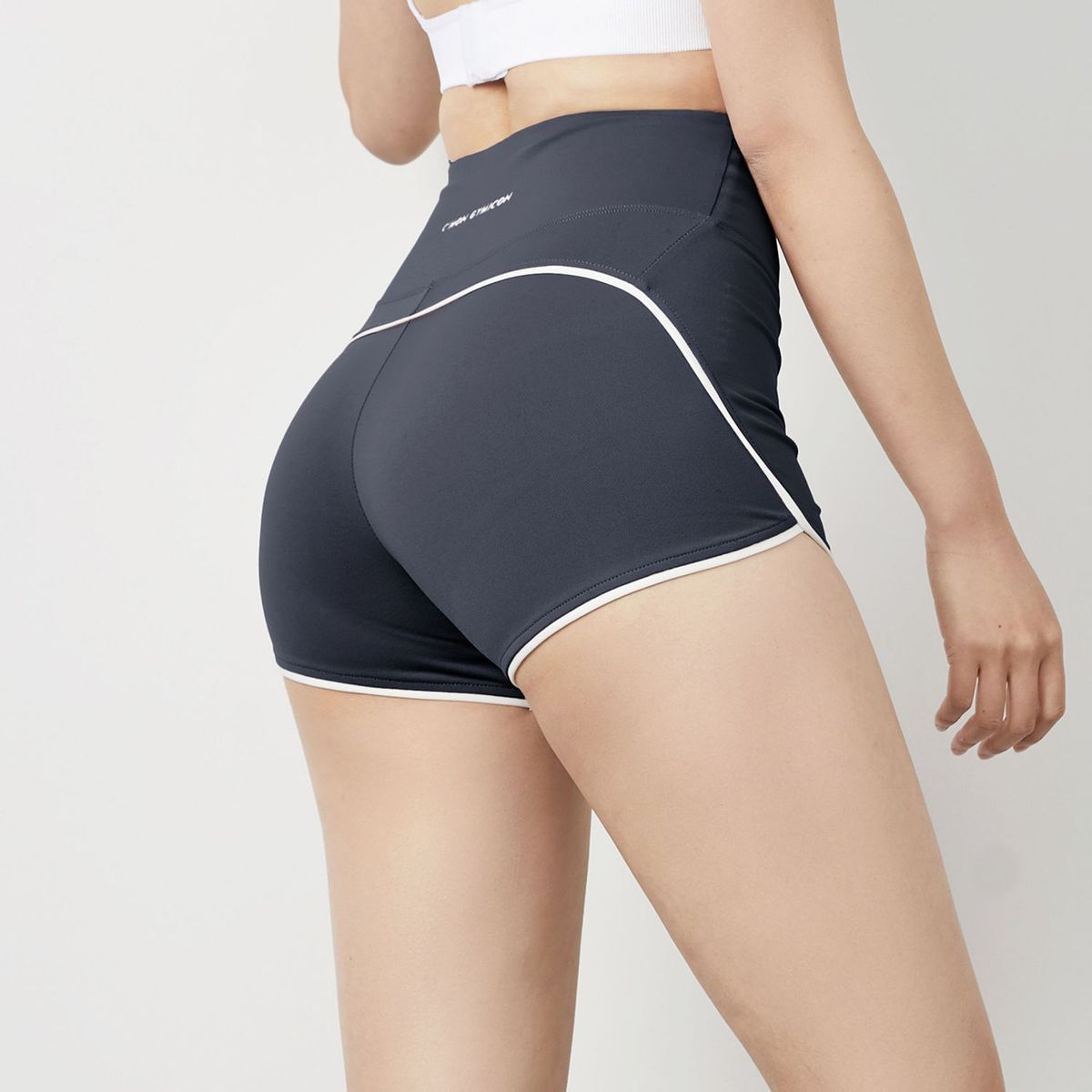 TIOZONEY - Pantalones cortos para mujer - Gris