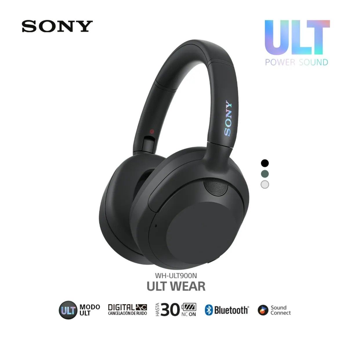SONY - Audífonos Bluetooth SONY ULT WEAR CANCELACION RUIDO WH-ULT900N