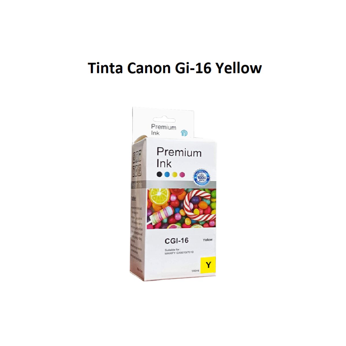 GENERICO - Tinta Compatible Canon Gi-16 Yellow
