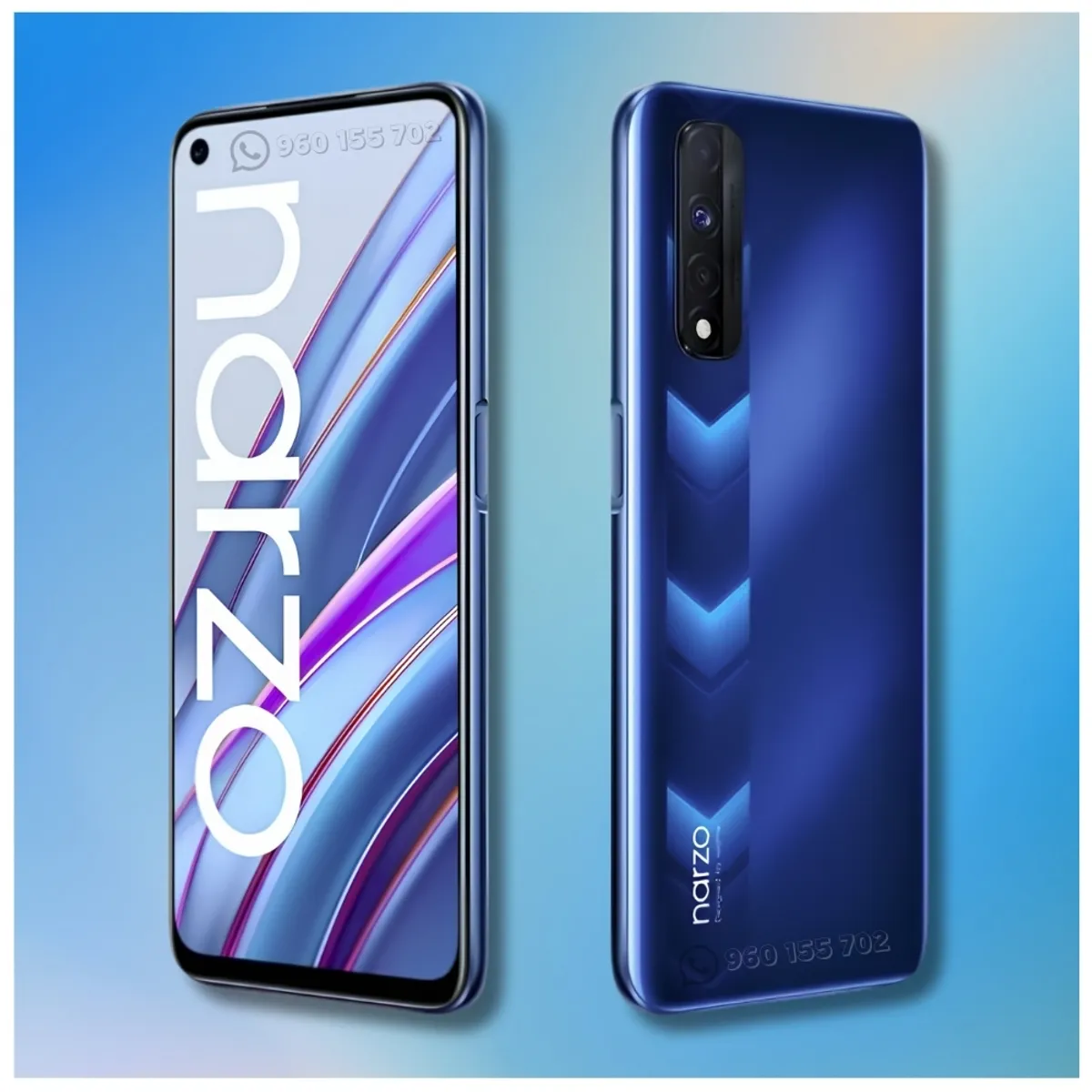 REALME - Celular Realme Narzo 30 5G  6.5"  Pulg. 7GB RAM 128GB Android 11 - Azul