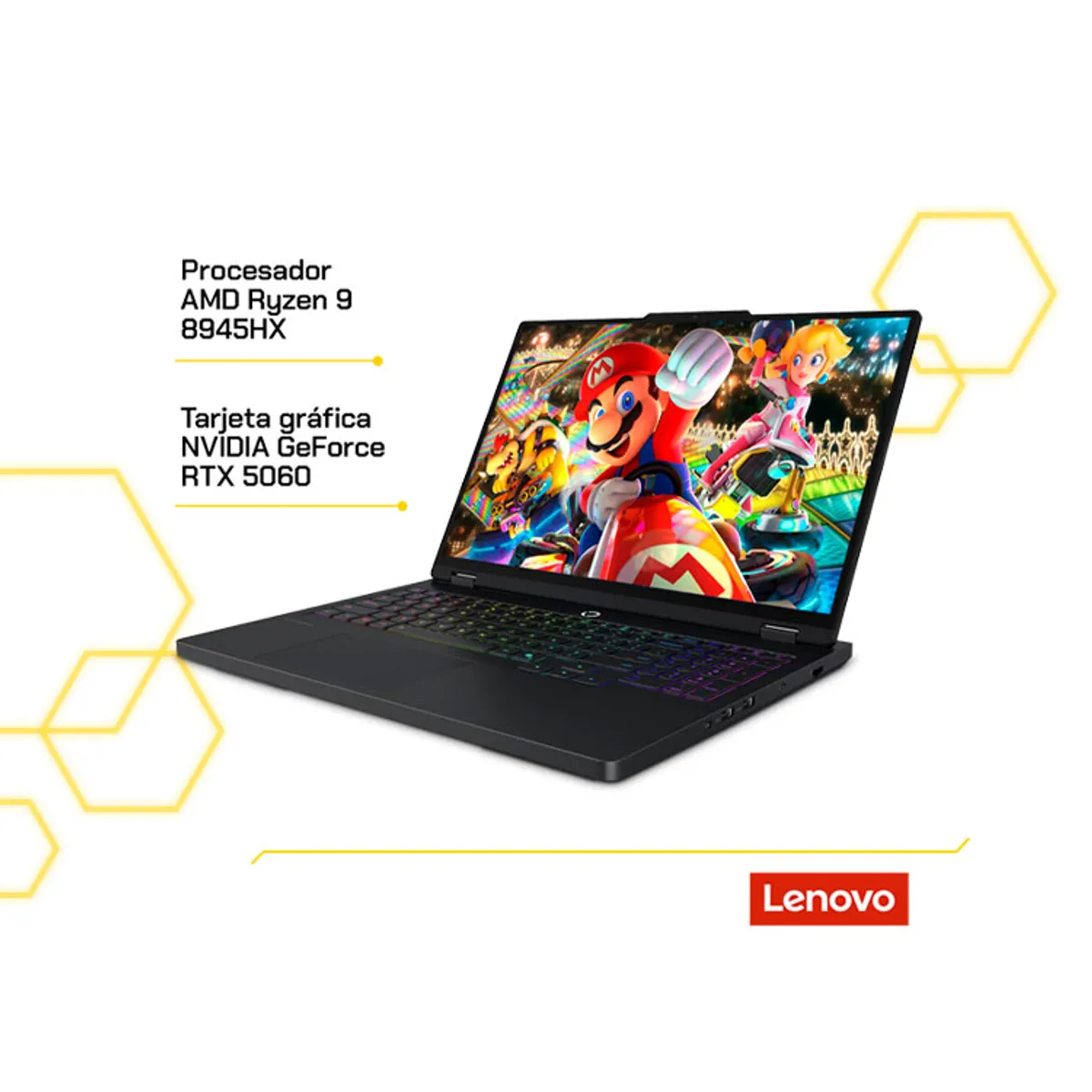 LENOVO - Laptop Legion Pro 5 16ADR10 Ryzen 9 RTX 5060 32GB 1TB SSD 16" WQXGA 240Hz