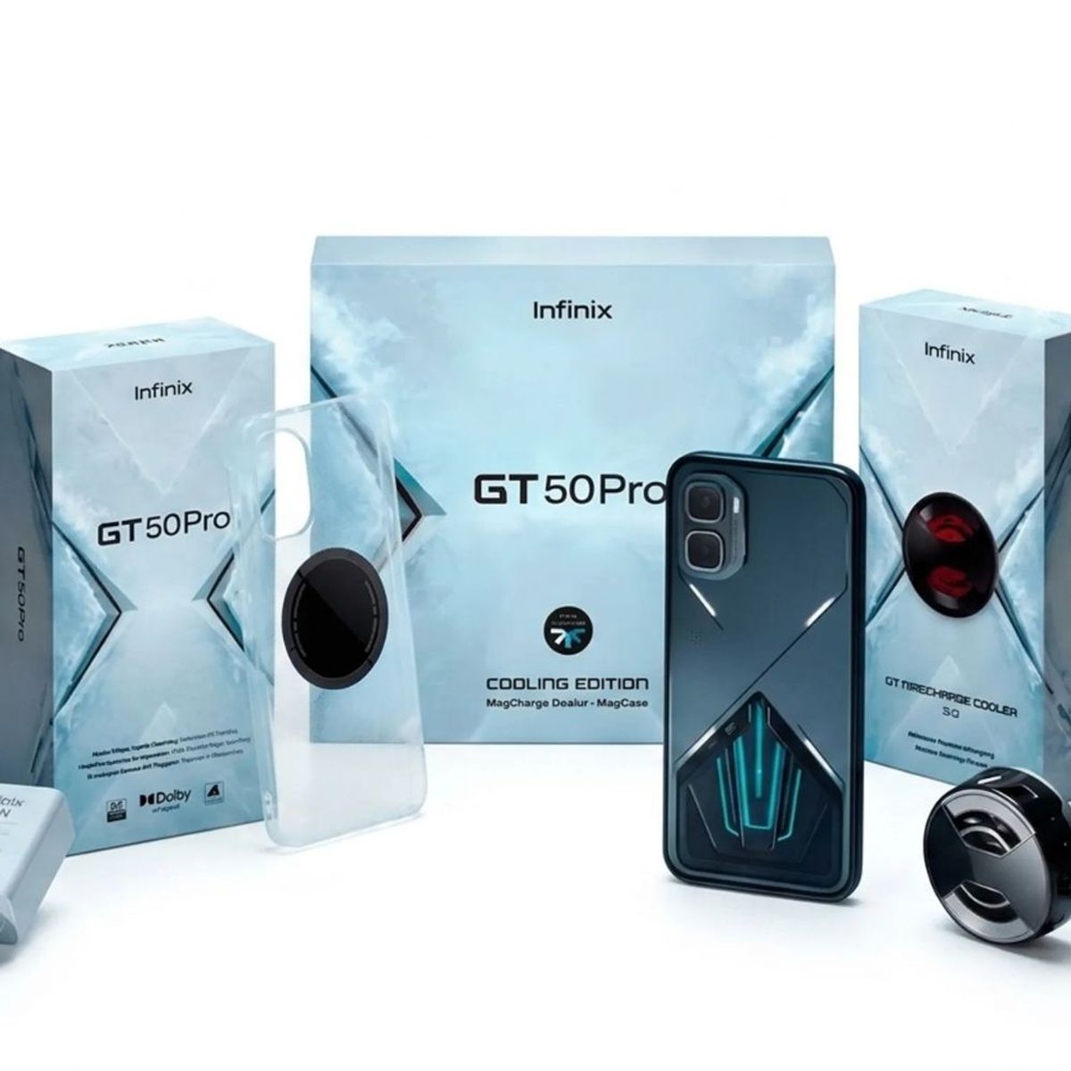 INFINIX - INFINIX GT50 PRO 5G 256GB 12+12GB KIT GAMER BLACK