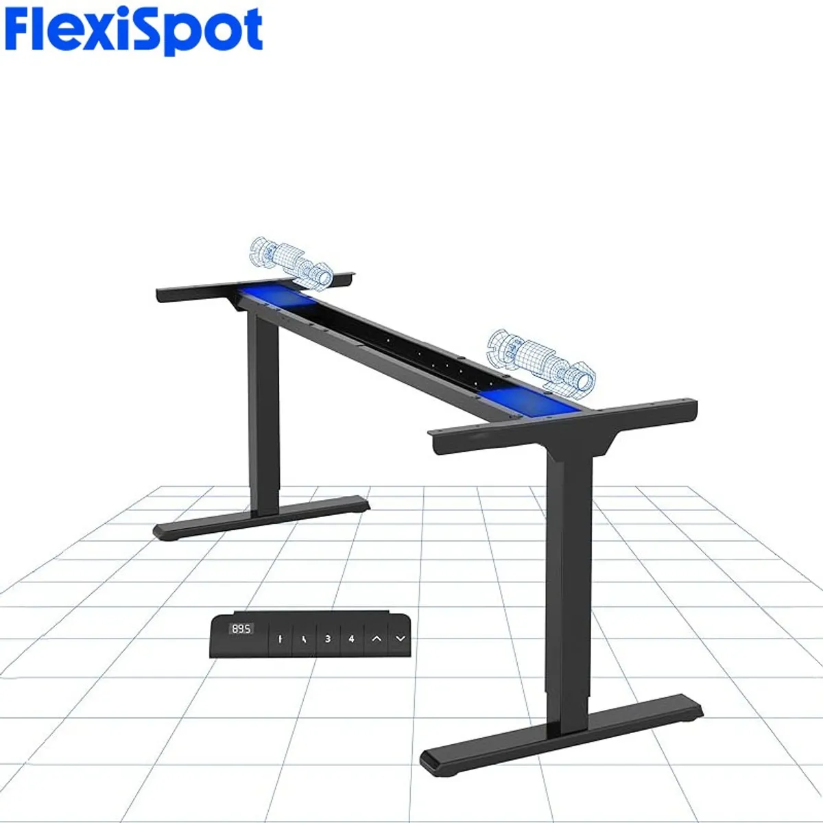 HANMA - Escritorio Electrico Regulable 2 motores 220v  Flexispot E1 Pro