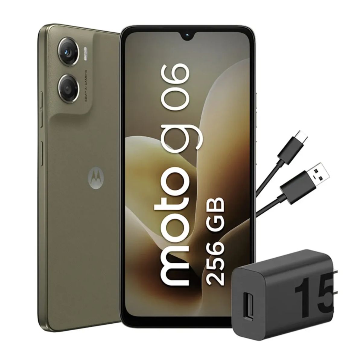 MOTOROLA - MOTOROLA G06 4RAM 256GB PANTONE LAUREL OAK CAFE REGISTRADO