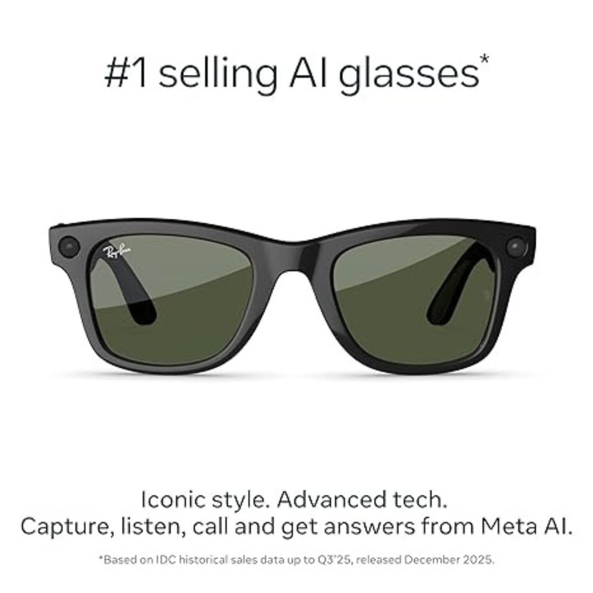 RAY BAN - Lentes Inteligentes Ray-Ban Meta Wayfarer Cámara