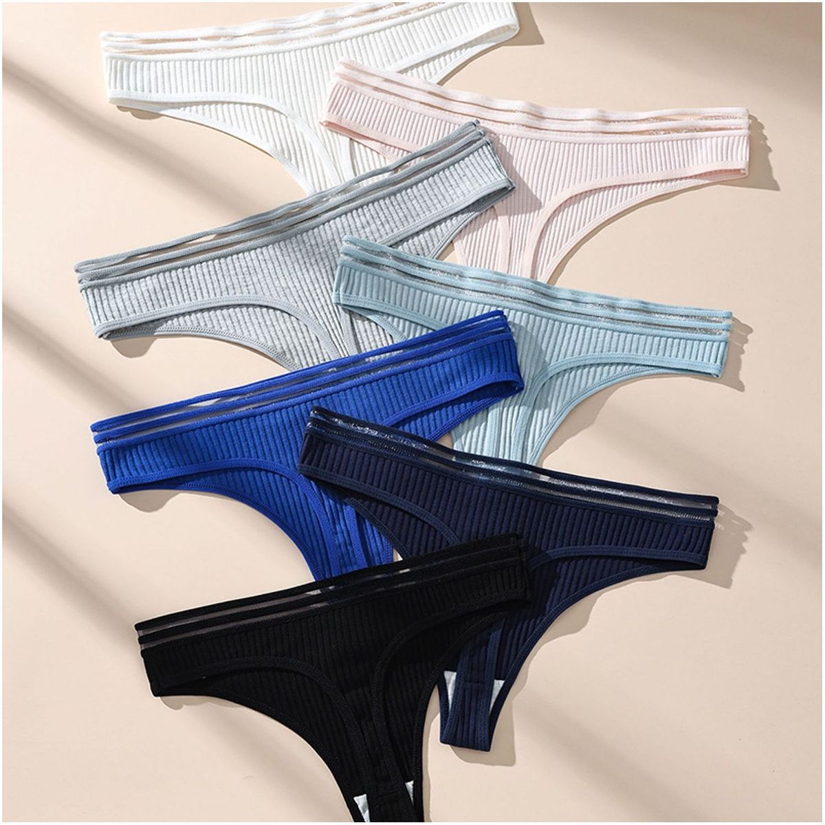 TIOZONEY - Pack de 7 Calzones Mujer