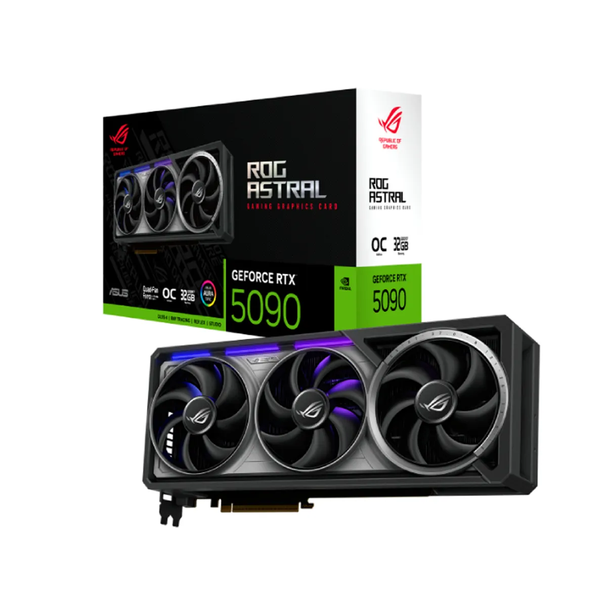 ASUS - Tarjeta De Video Asus Rog Astral Rtx 5090 32Gb Gaming
