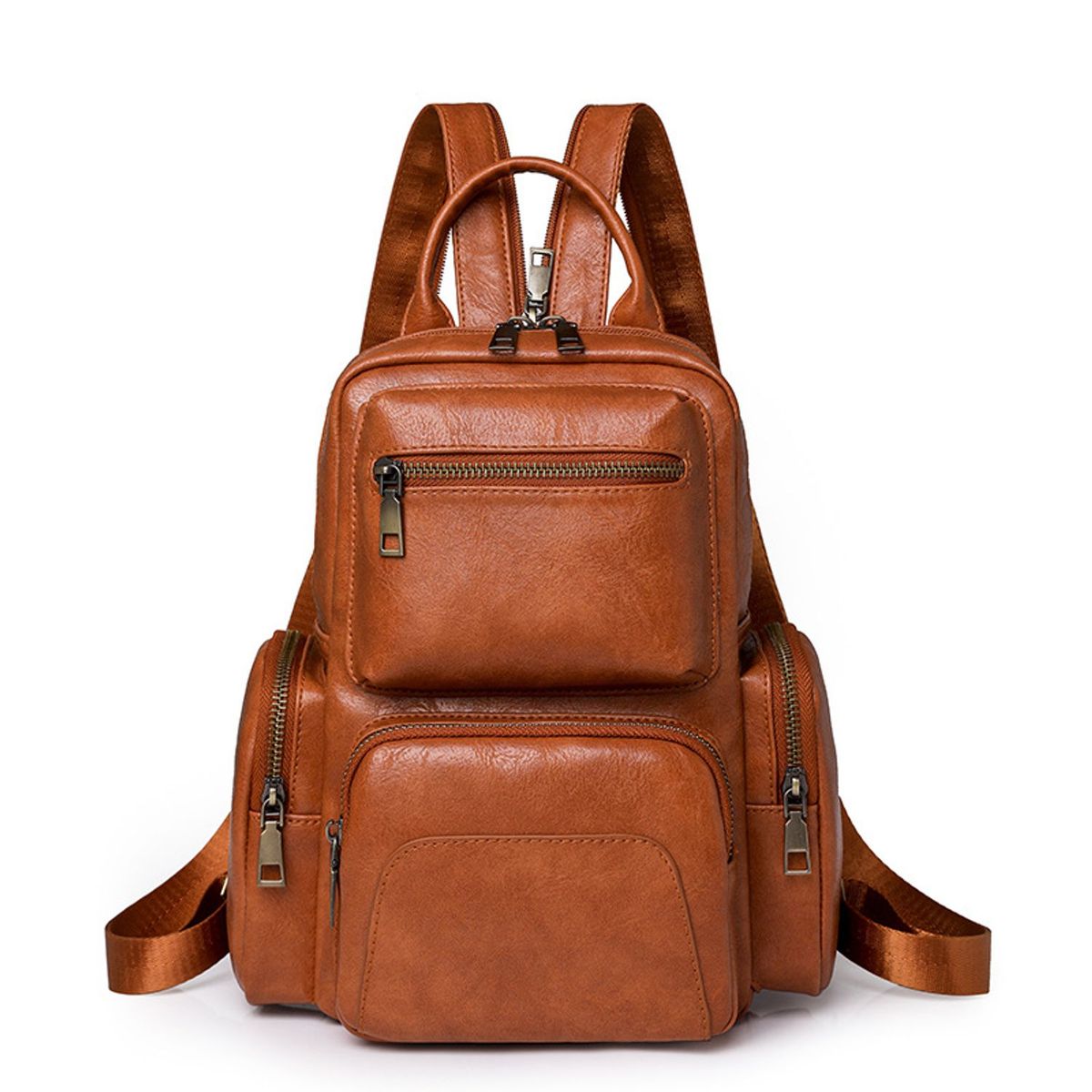 TIOZONEY - Mochila Cartera Urban Chic PU Mujer a la Moda Multiuso