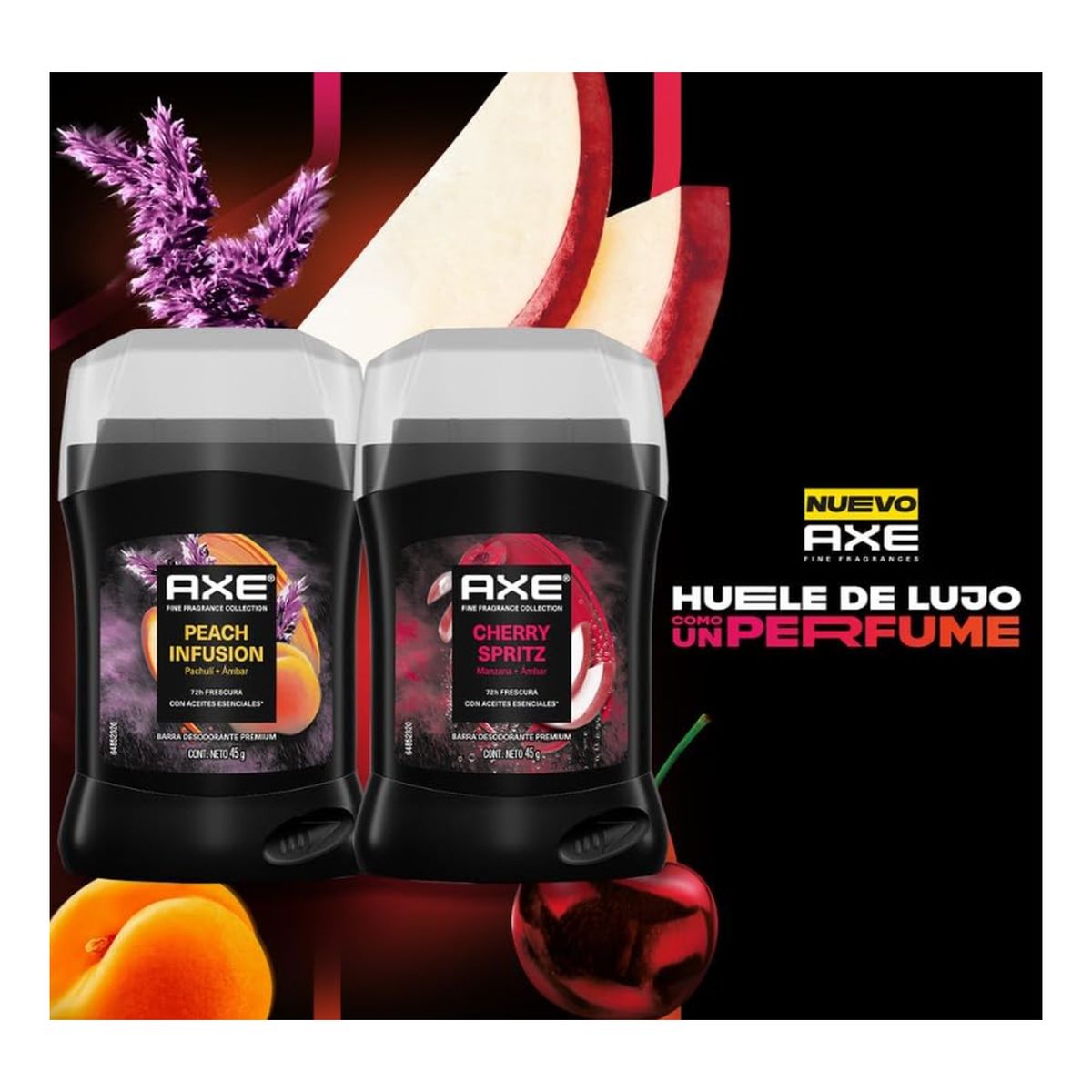 PREMIUM - Desodorante En Barra Axe Fragance Collection 72 Horas x2