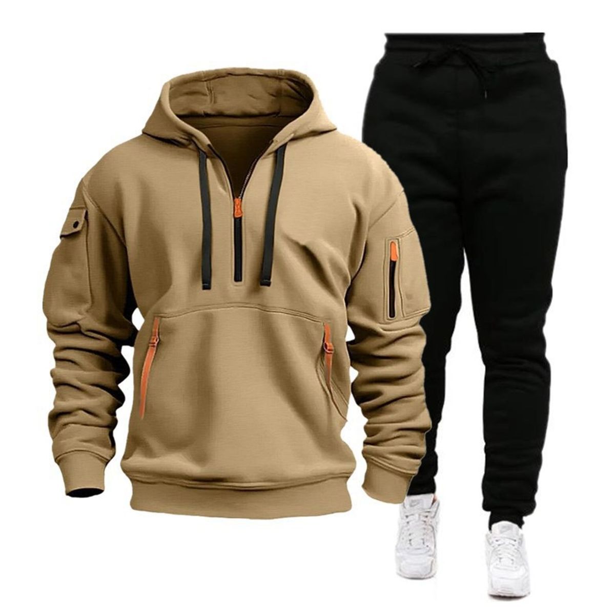 TIOZONEY - 2pcs Traje de invierno para hombres