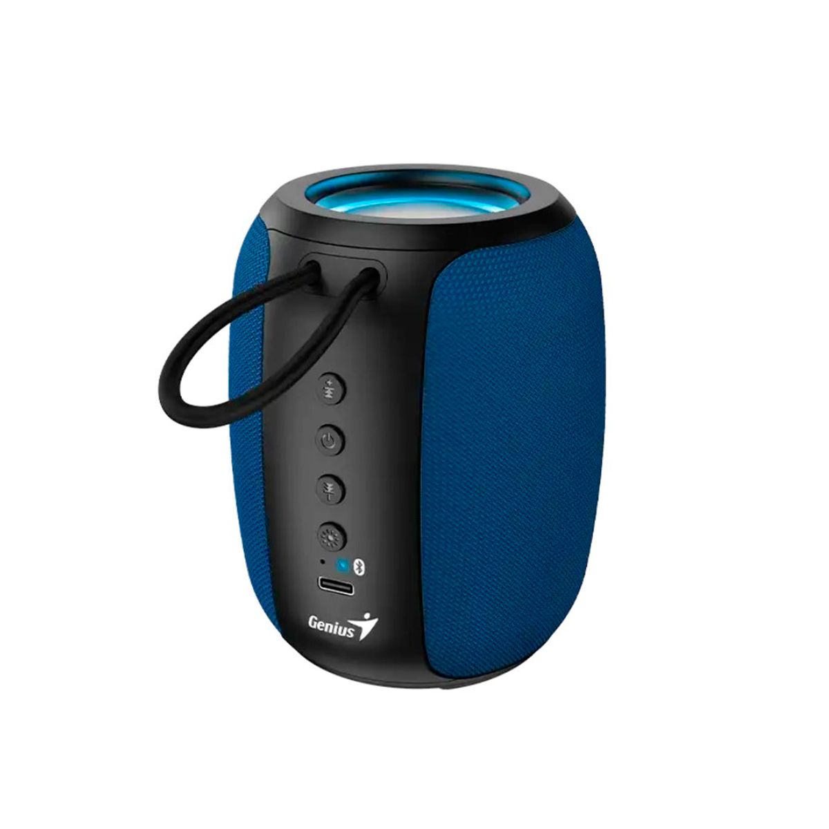 GENIUS - PARLANTE GENIUS SP-915BT BLUETOOTH 5W 6H RGB MIC AI COPILOT NEGRO AZUL PN 31730052402