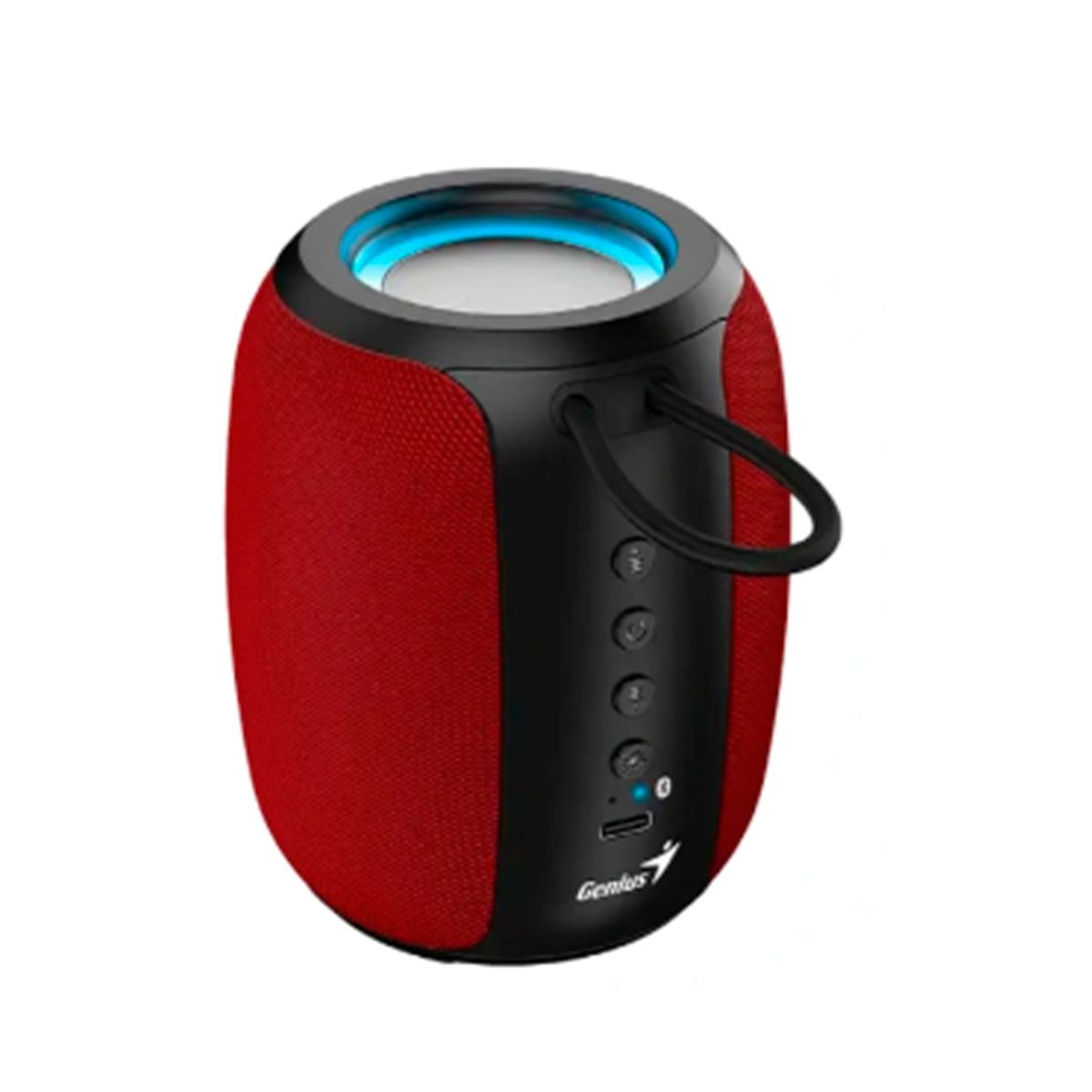 GENIUS - PARLANTE GENIUS SP-915BT BLUETOOTH 5W 6H RGB MIC AI COPILOT NEGRO ROJO PN 31730052403