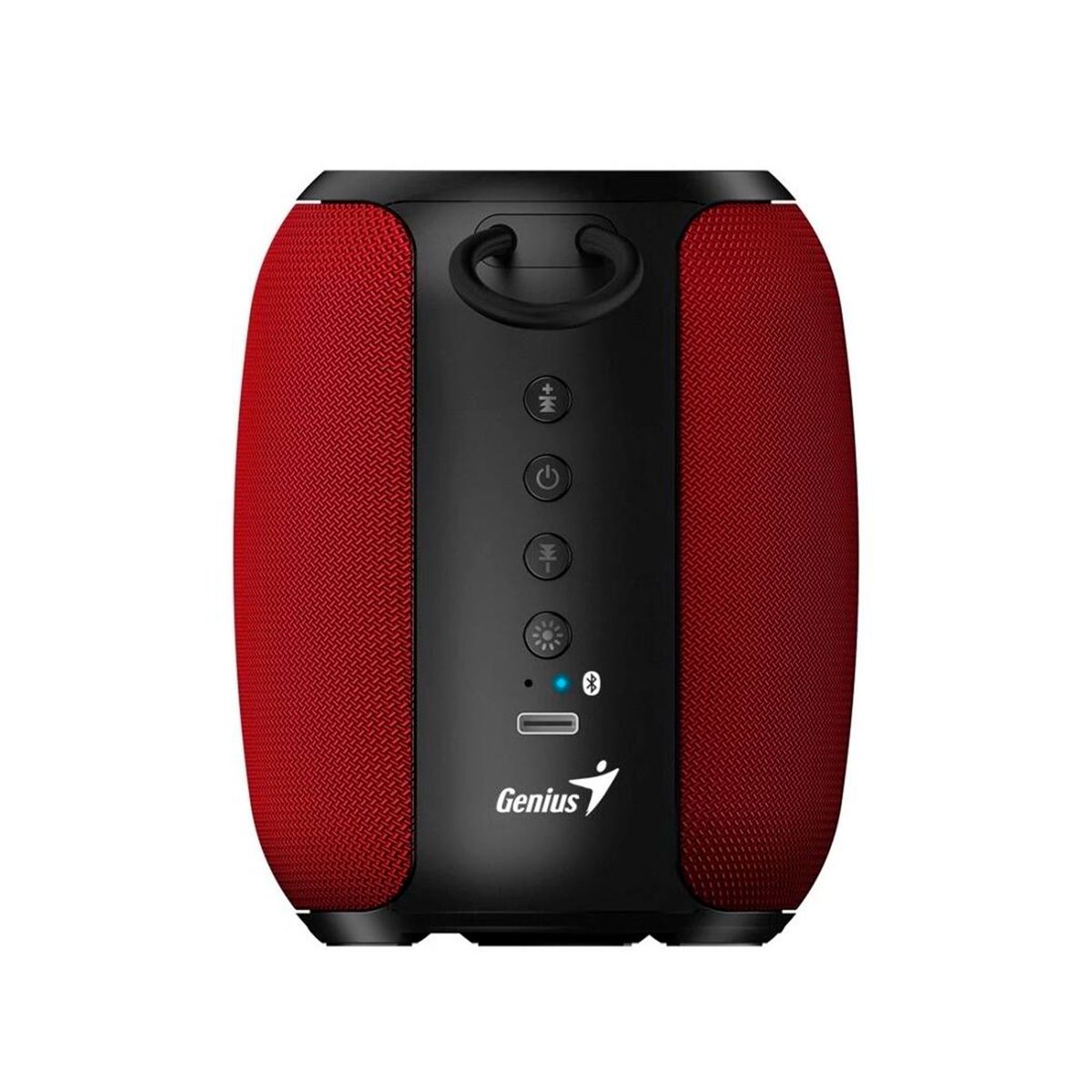 GENIUS - PARLANTE GENIUS SP-915BT BLUETOOTH 5W 6H RGB MIC AI COPILOT NEGRO ROJO PN 31730052403