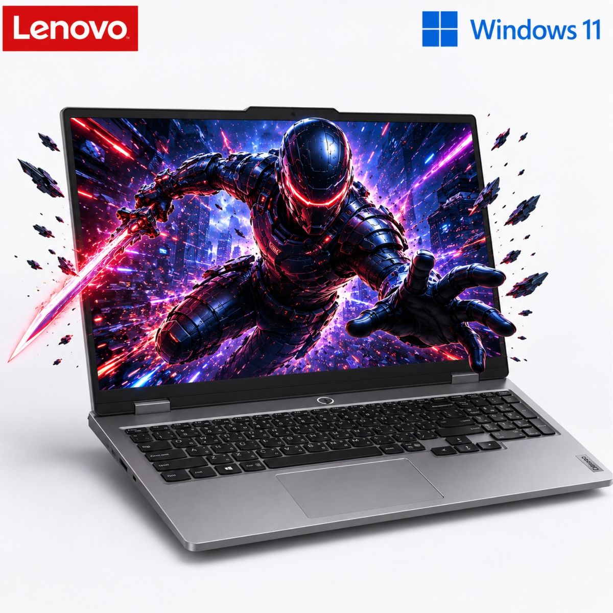 LENOVO - Laptop Lenovo LOQ 15ARP10E AMD Ryzen 7 7735HS 16GB RAM 512GB SSD RTX 4050-6GB 15.6" FHD  83JG0045CC