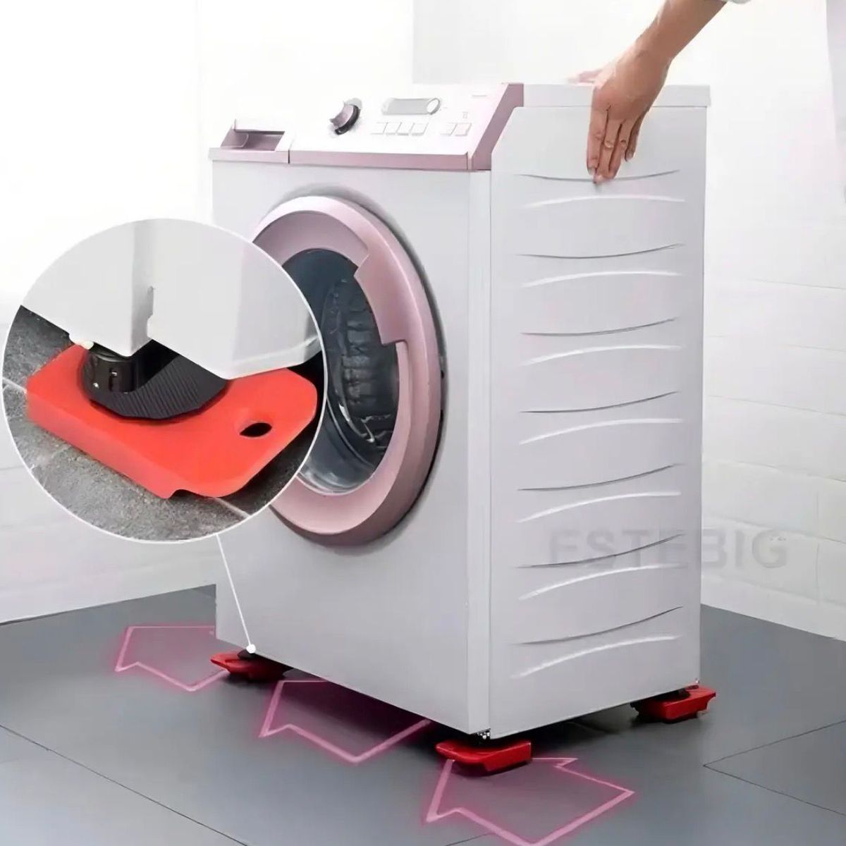 OEM - Set de Herramientas para Mudanza Palanca Levanta Muebles 150 kg