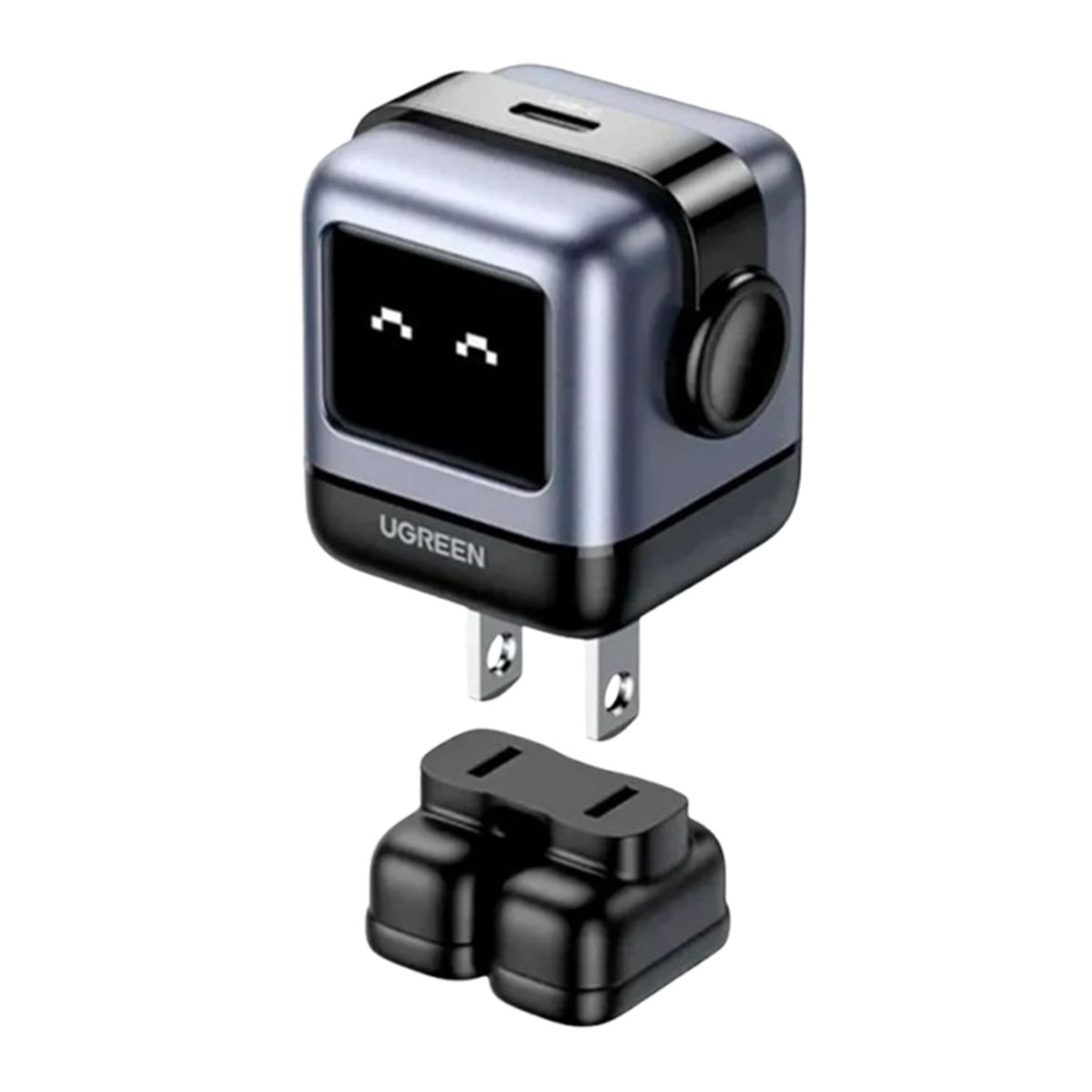 UGREEN - Cargador UGREEN CD359 30W USB-C GaN PD Robot Gris
