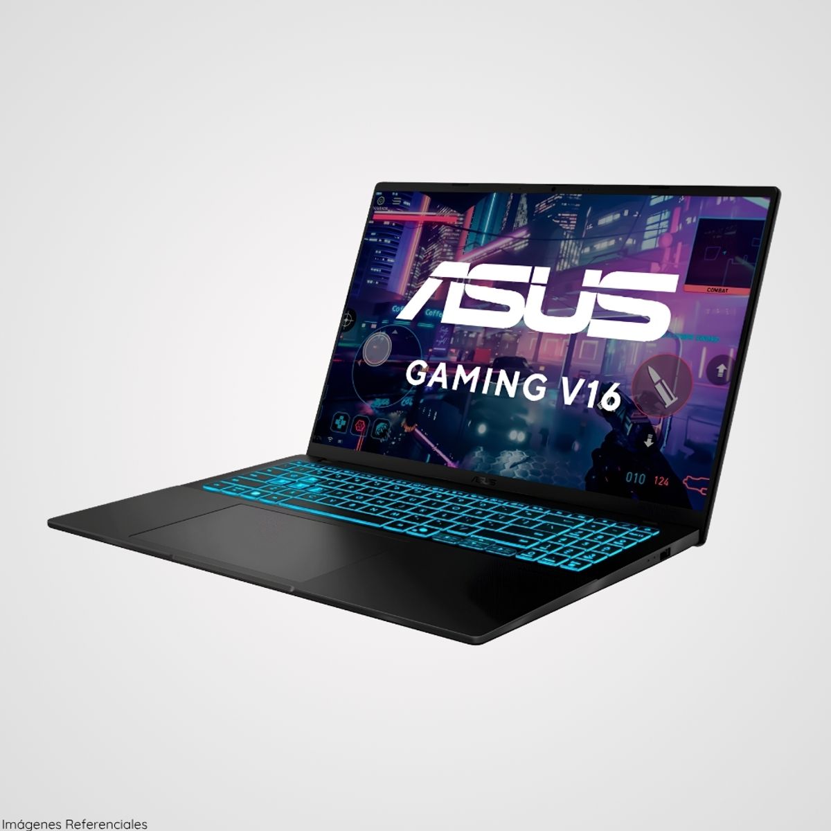 ASUS - Laptop Asus Gaming V16 V3607VM-ES74 Intel Core 7 240H 16GB RAM 512GB SSD RTX 5060-8GB 16"  WUXGA