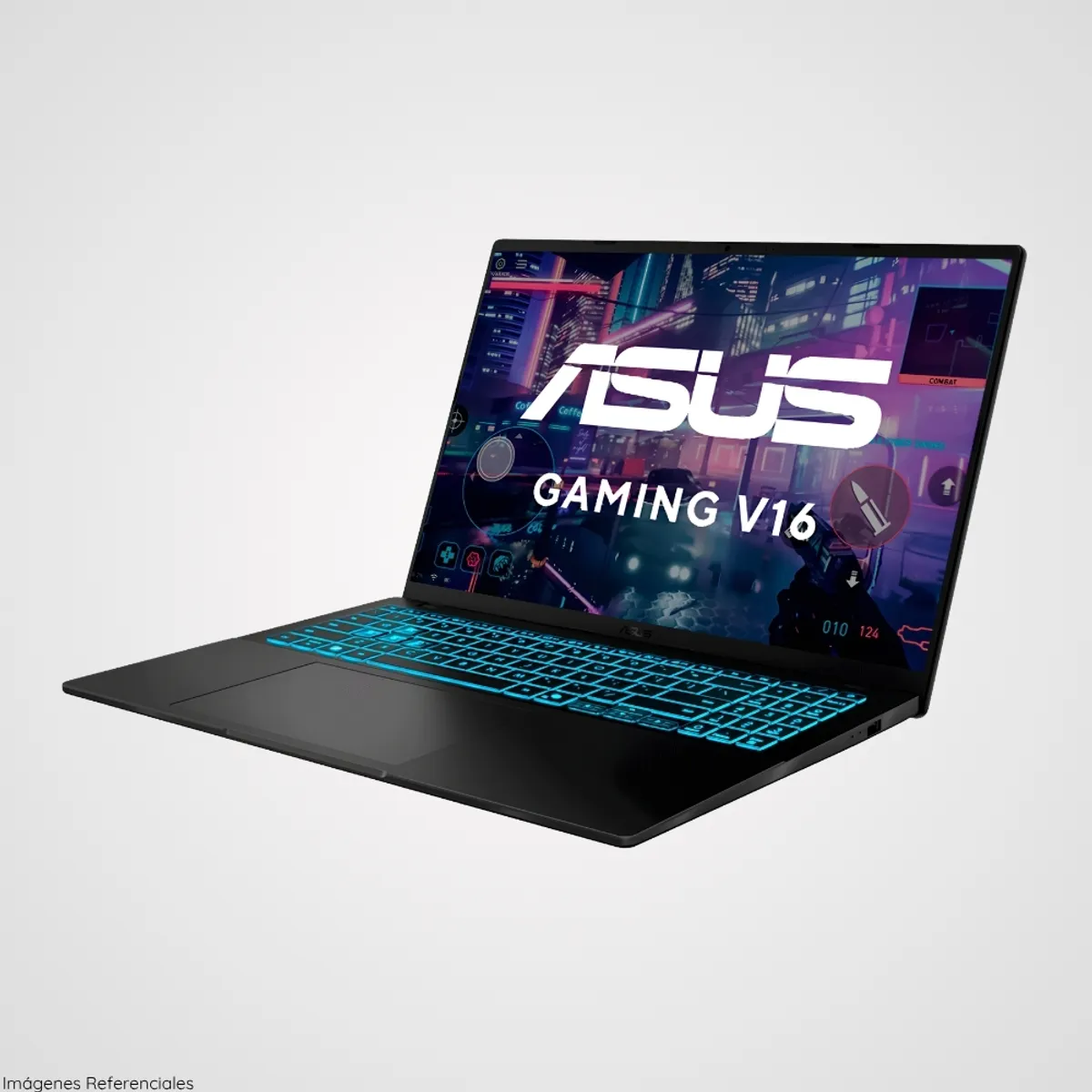 ASUS - Laptop Asus Gaming V16 V3607VM-ES74 Intel Core 7 240H 16GB RAM 512GB SSD RTX 5060-8GB 16"  WUXGA