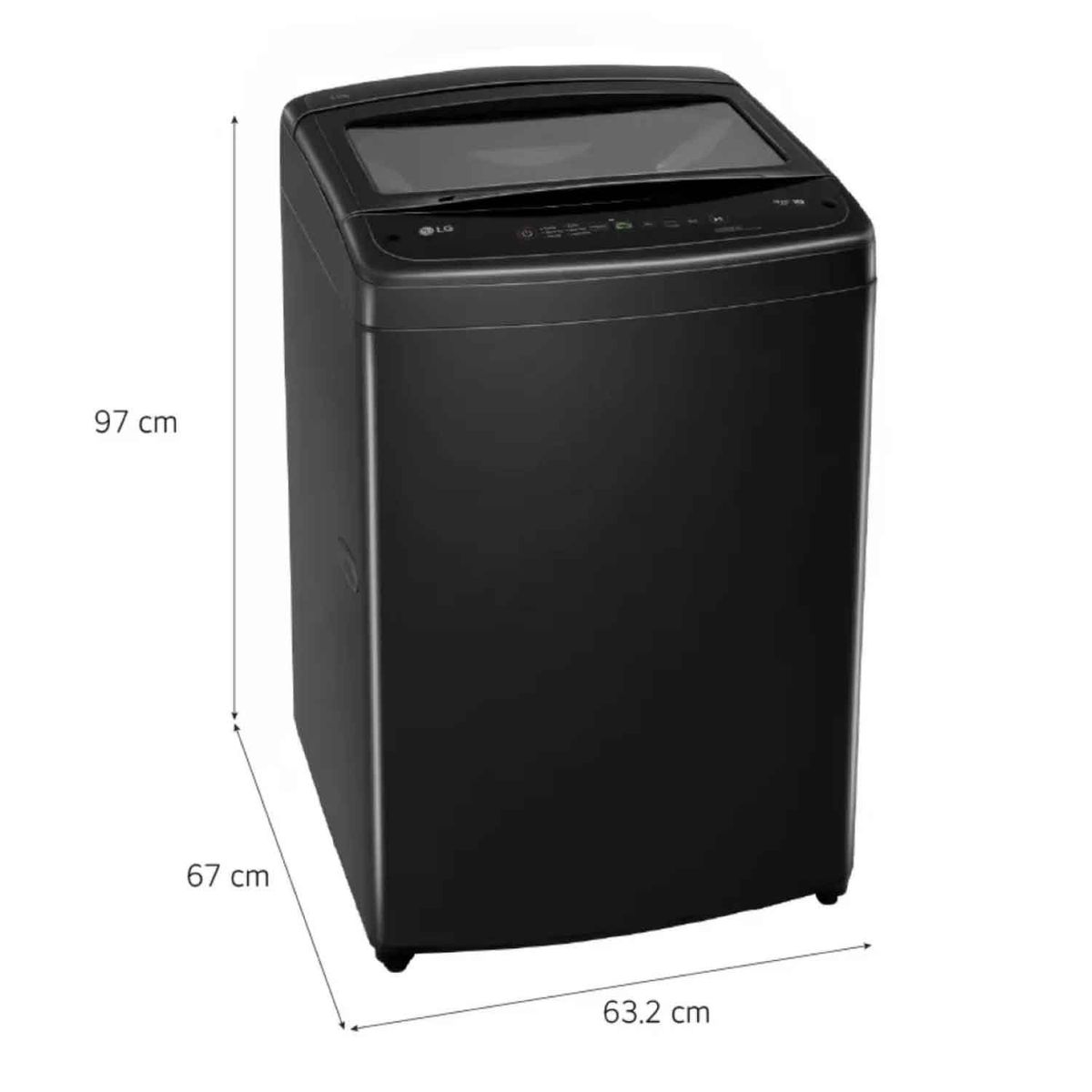 LG - Lavadora LG 17Kg Smart Inverter Turbodrum WT17OBVTB Negro Onyx