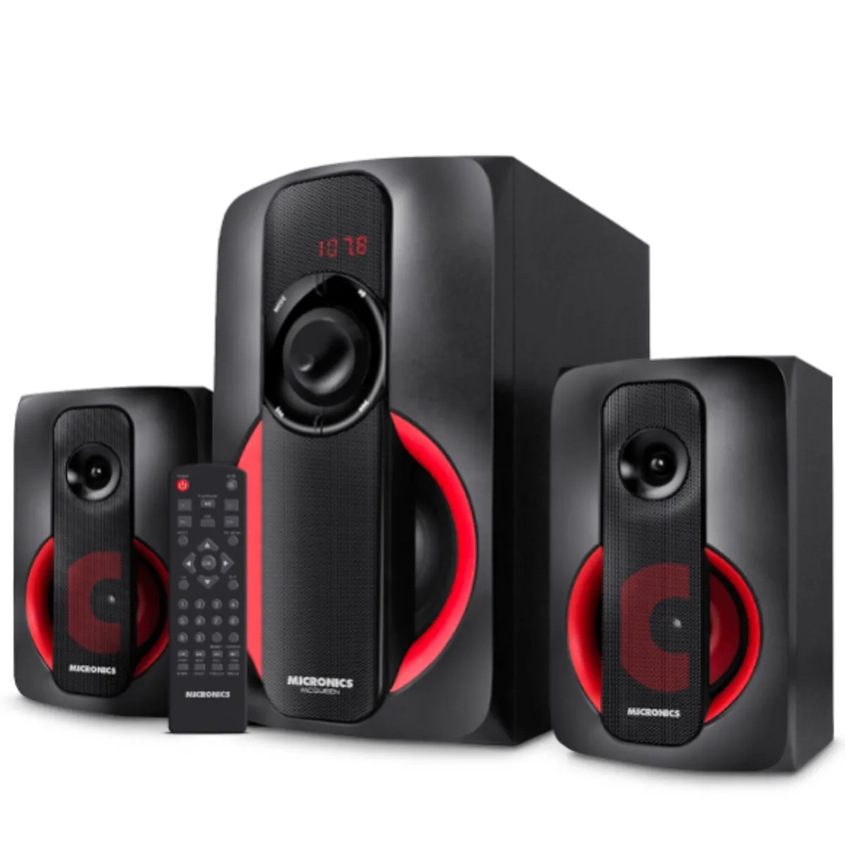 MICRONICS - Sistema De Audio MCQUEEN MIC S7528 FM USB RC MICRONICS