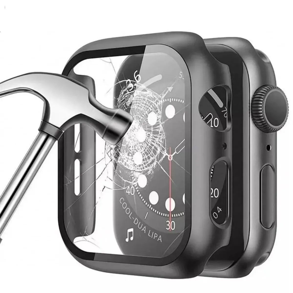 GENERICO - CASE BUMPER PARA APPLE WATCH 40MM -NEGRO Y
