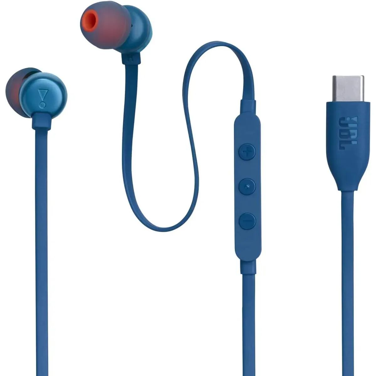 JBL - Audífono Jbl Tune 310c Usb-c In Ear Con Micrófono AZUL