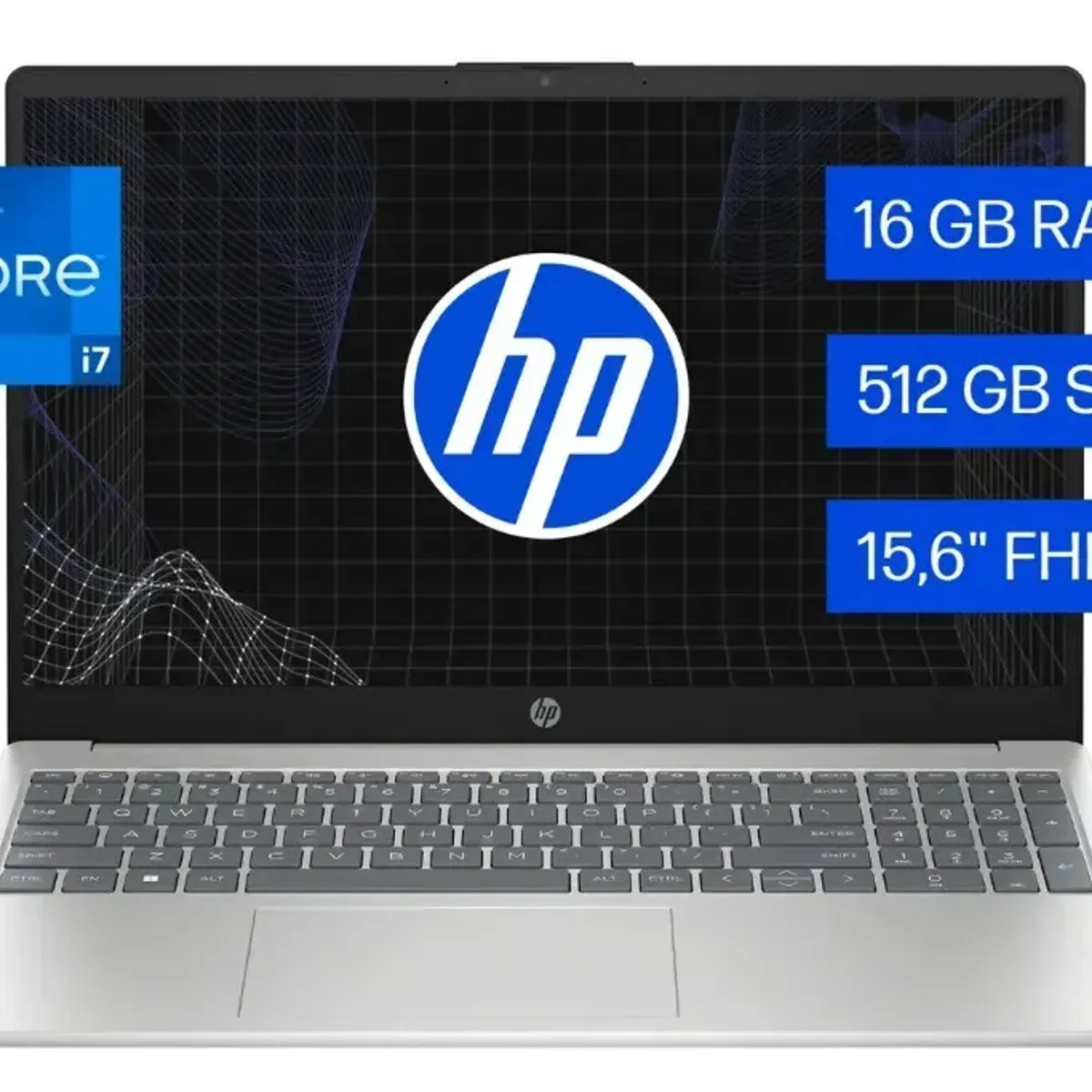 HP - LAPTOP HP 15-FD0067LA 15.6 I7-1255U 16GB 512GB W11H.