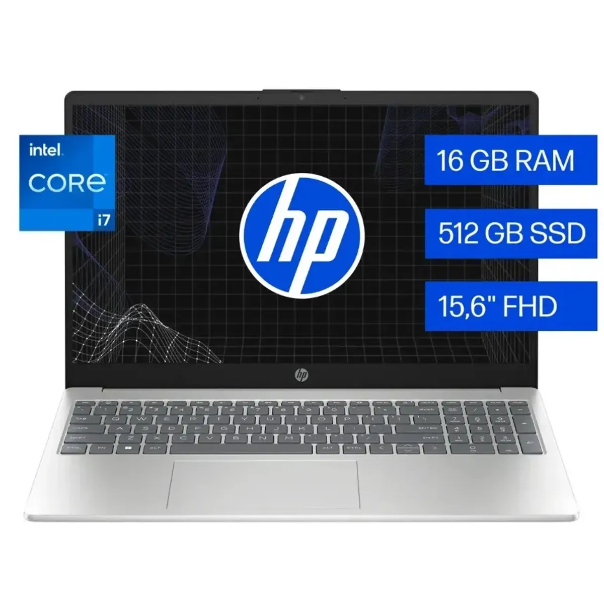 HP - LAPTOP HP 15-FD0067LA 15.6 I7-1255U 16GB 512GB W11H.