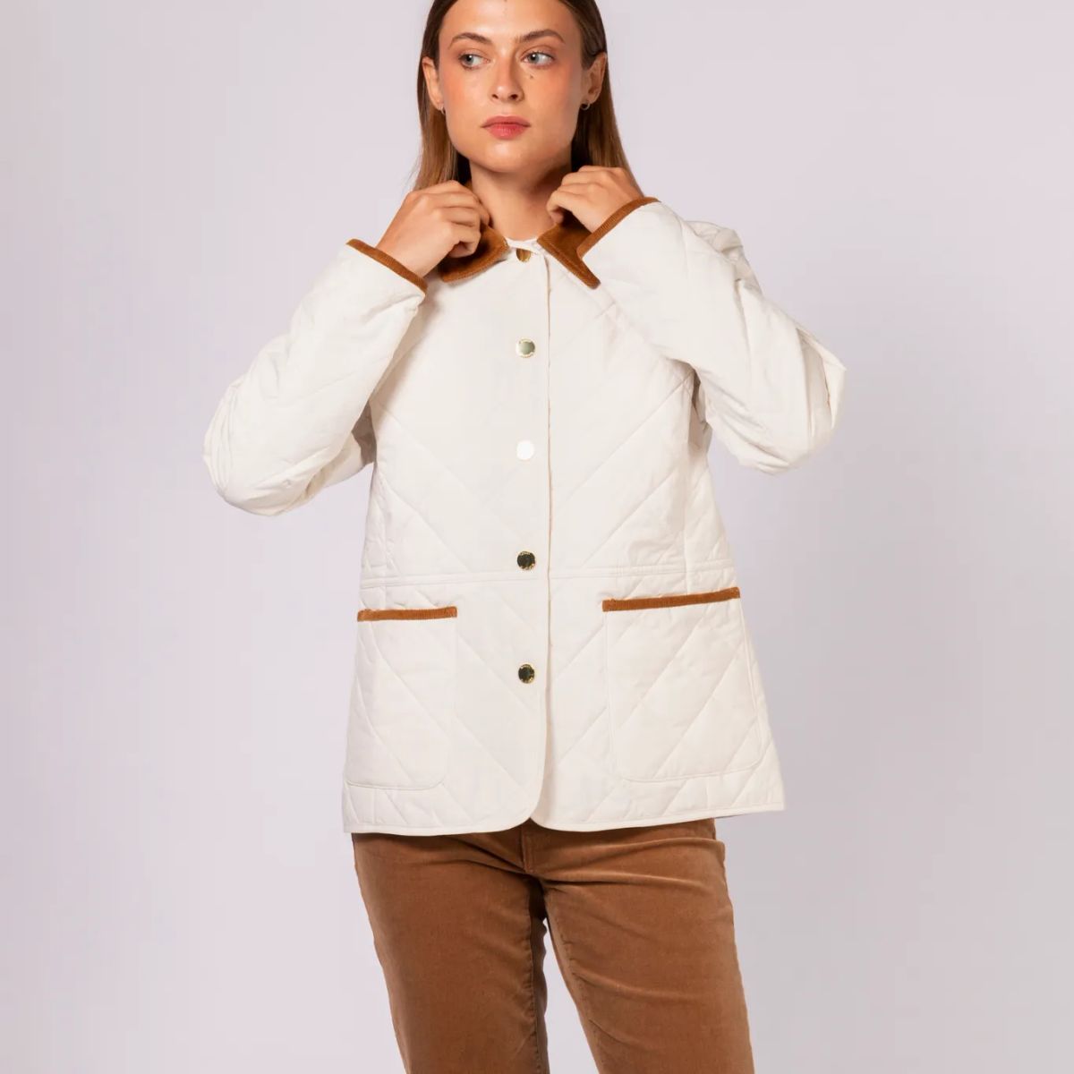 TOMMY HILFIGER - CASACA W QUILTED JACKET