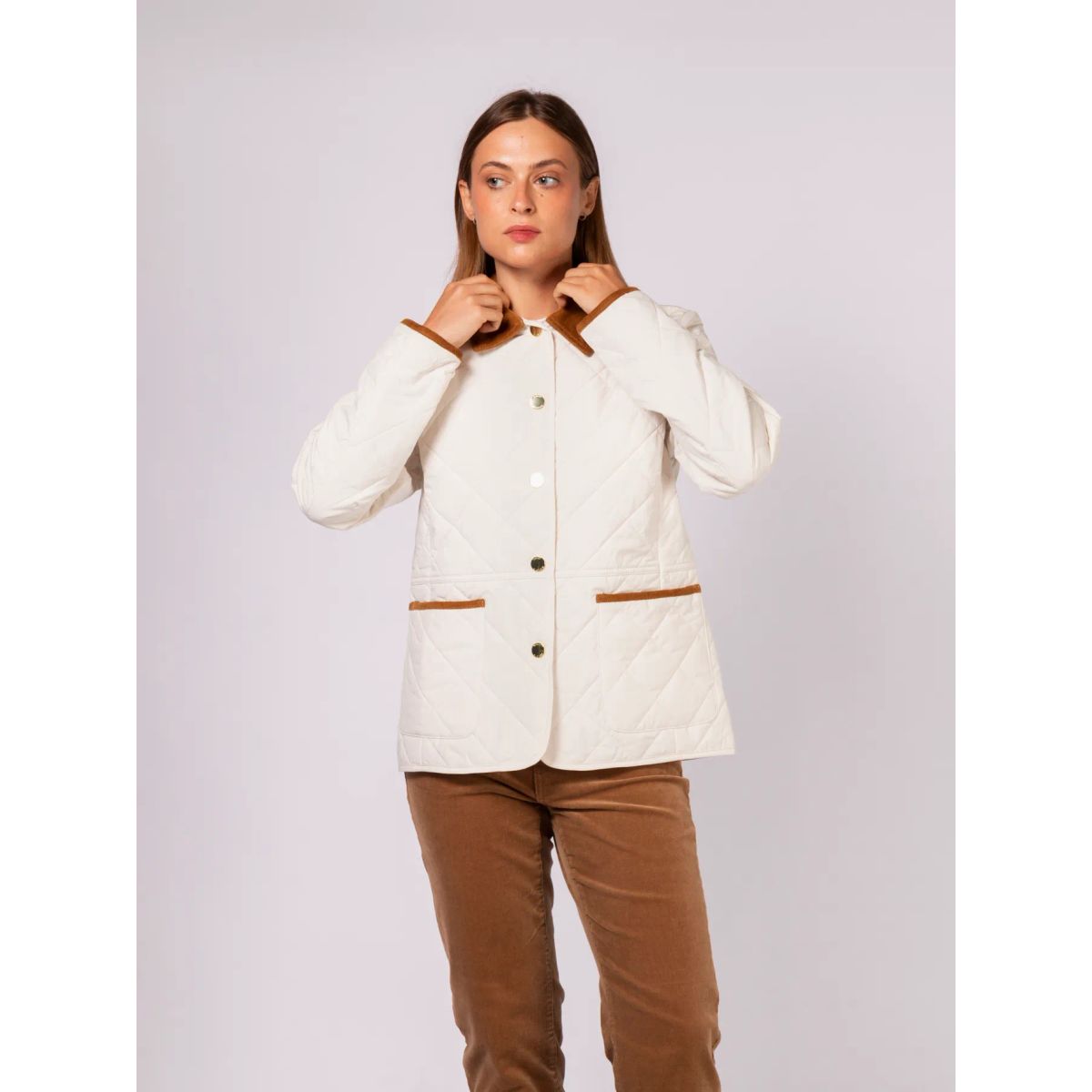 TOMMY HILFIGER - CASACA W QUILTED JACKET