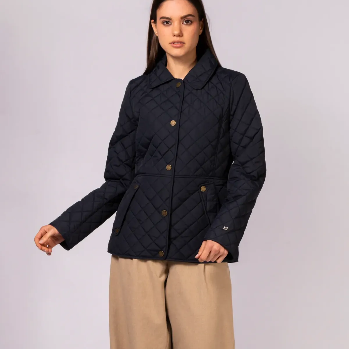 TOMMY HILFIGER - Chaqueta acolchada con cierre de botones TH