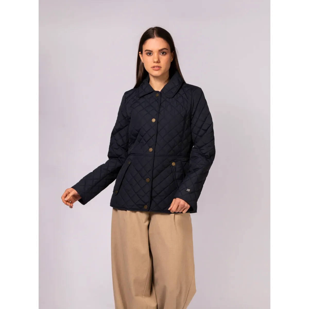 TOMMY HILFIGER - Chaqueta acolchada con cierre de botones TH