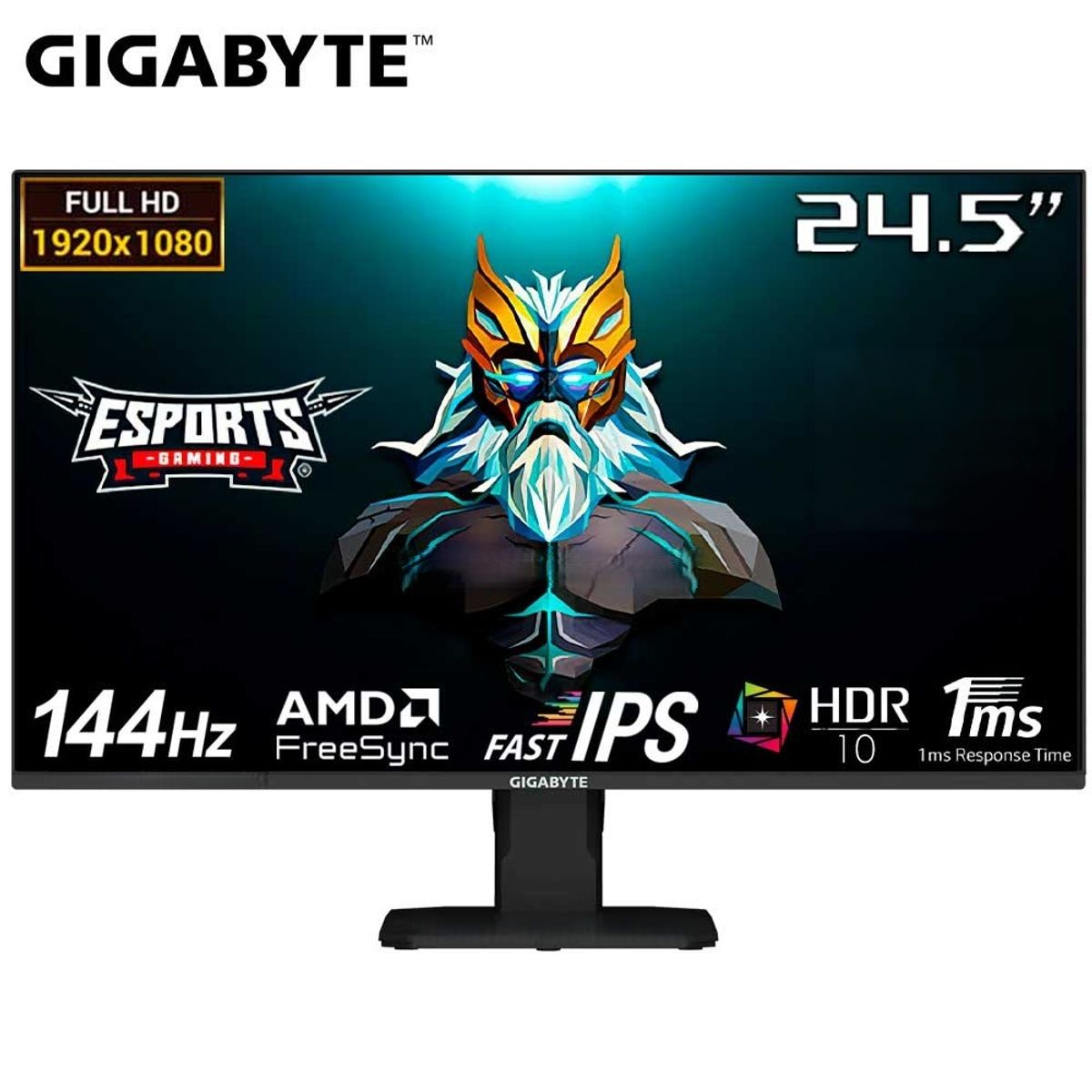 GIGABYTE - Monitor Gigabyte 25 Gaming GS25F14 FHD IPS 144Hz 1ms