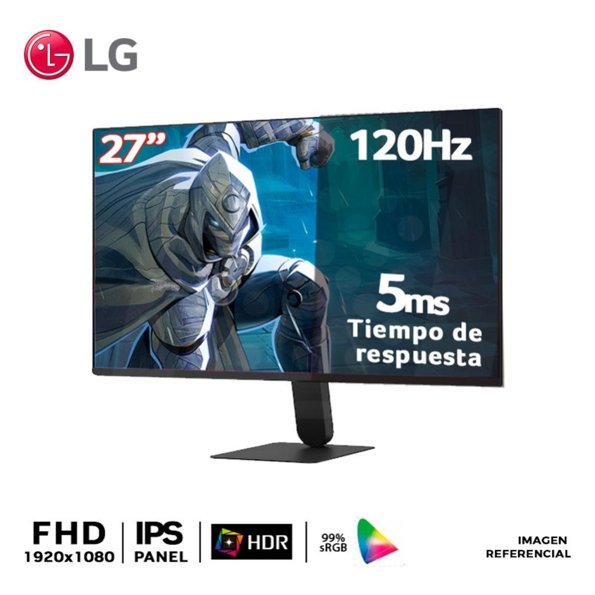 LG - Monitor LG 27 27U411A-B FHD IPS 120Hz 5ms