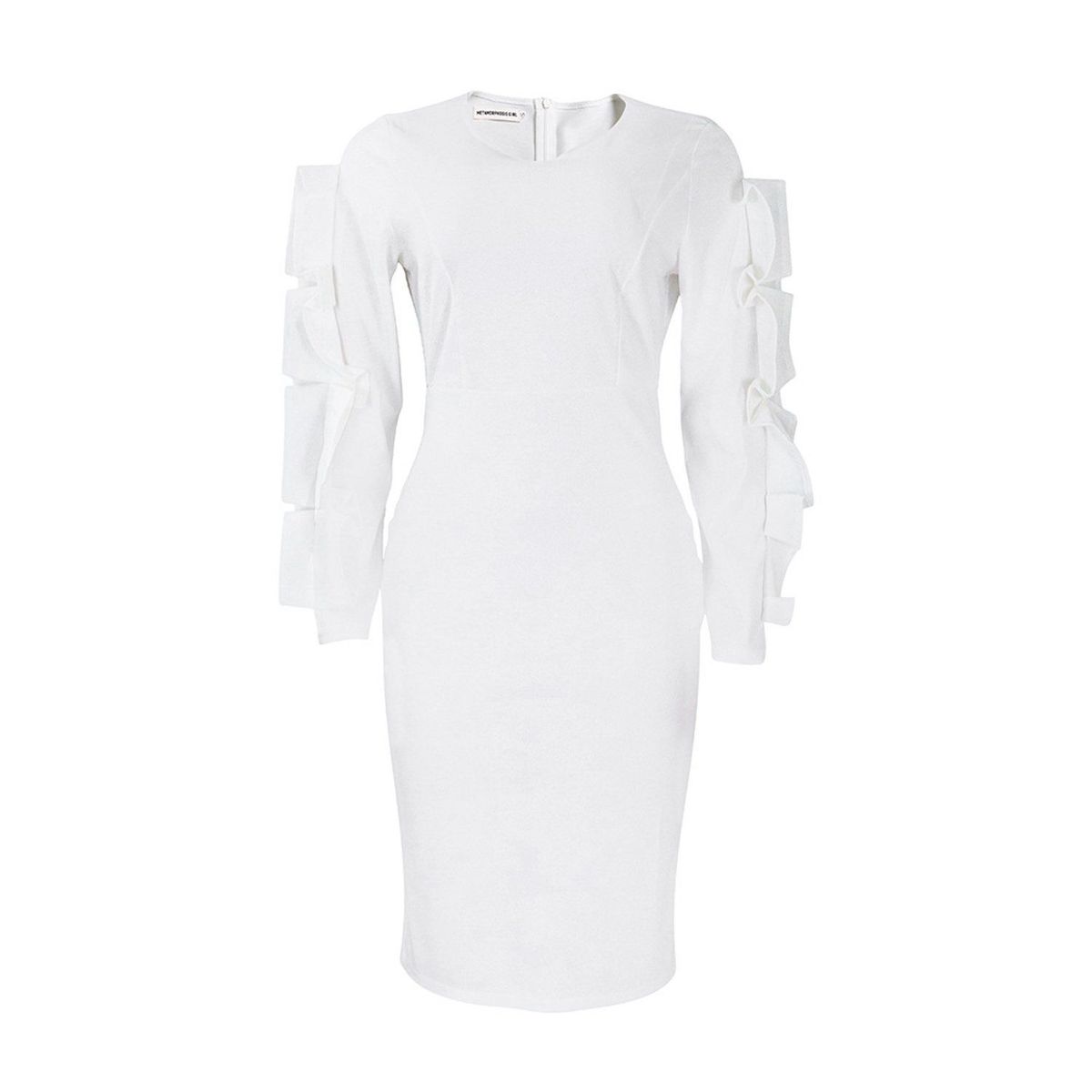 TIOZONEY - Vestido de manga larga para mujer