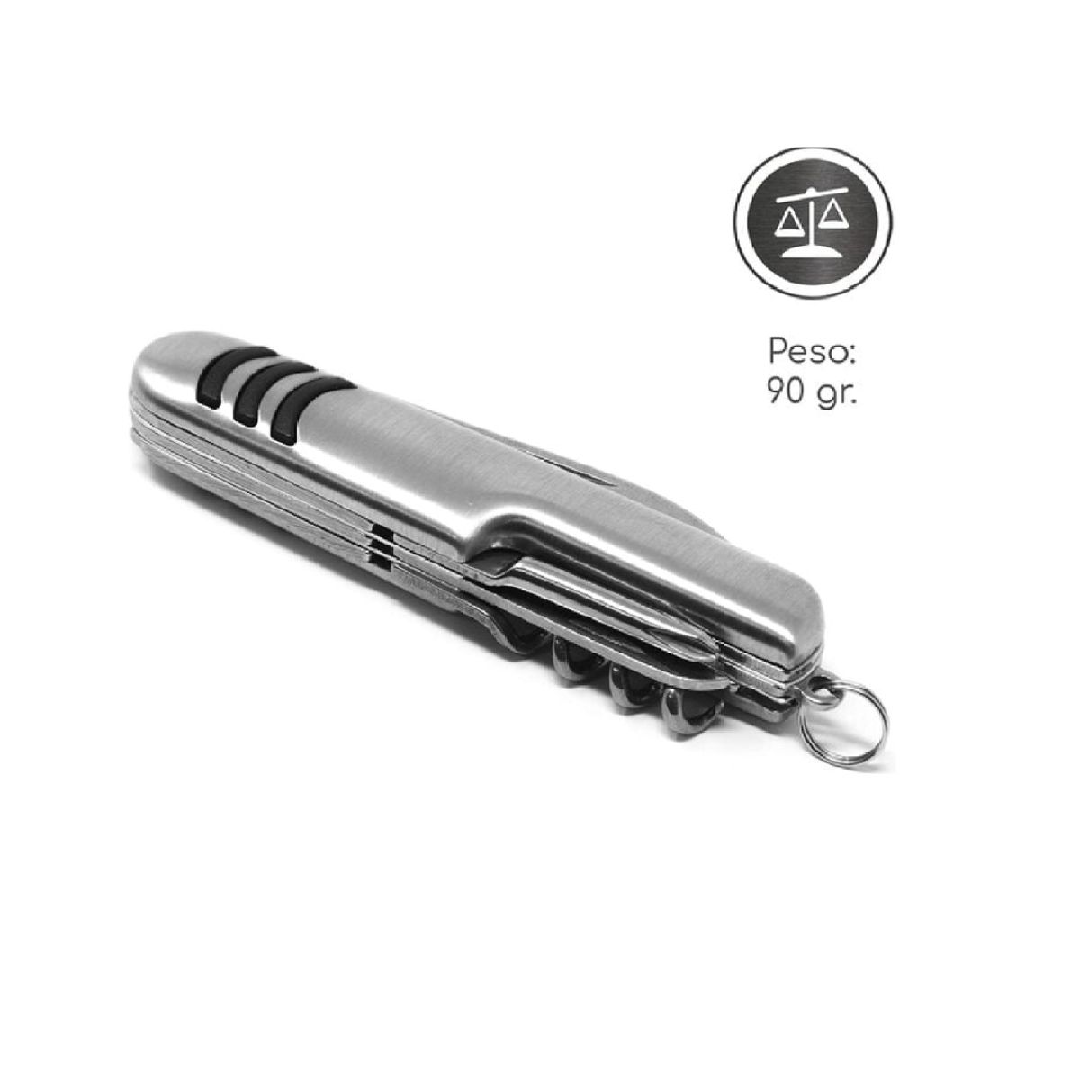 OEM - navaja 7en 1multiuso de bolsillo para camping y viajes