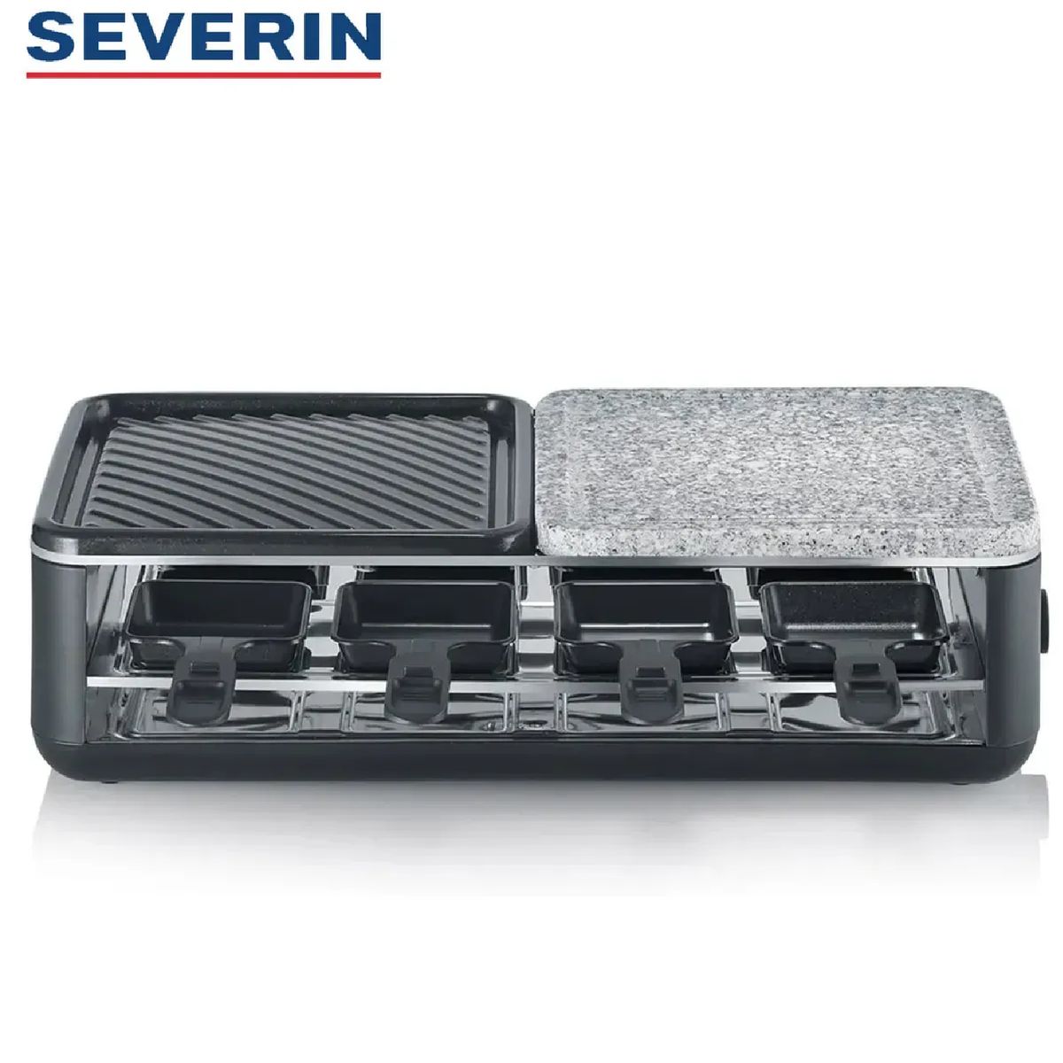 Parrilla Raclette SEVERIN RG 2366 con Piedra Natural y Placa Cerámica, marca SEVERIN - Foto 2